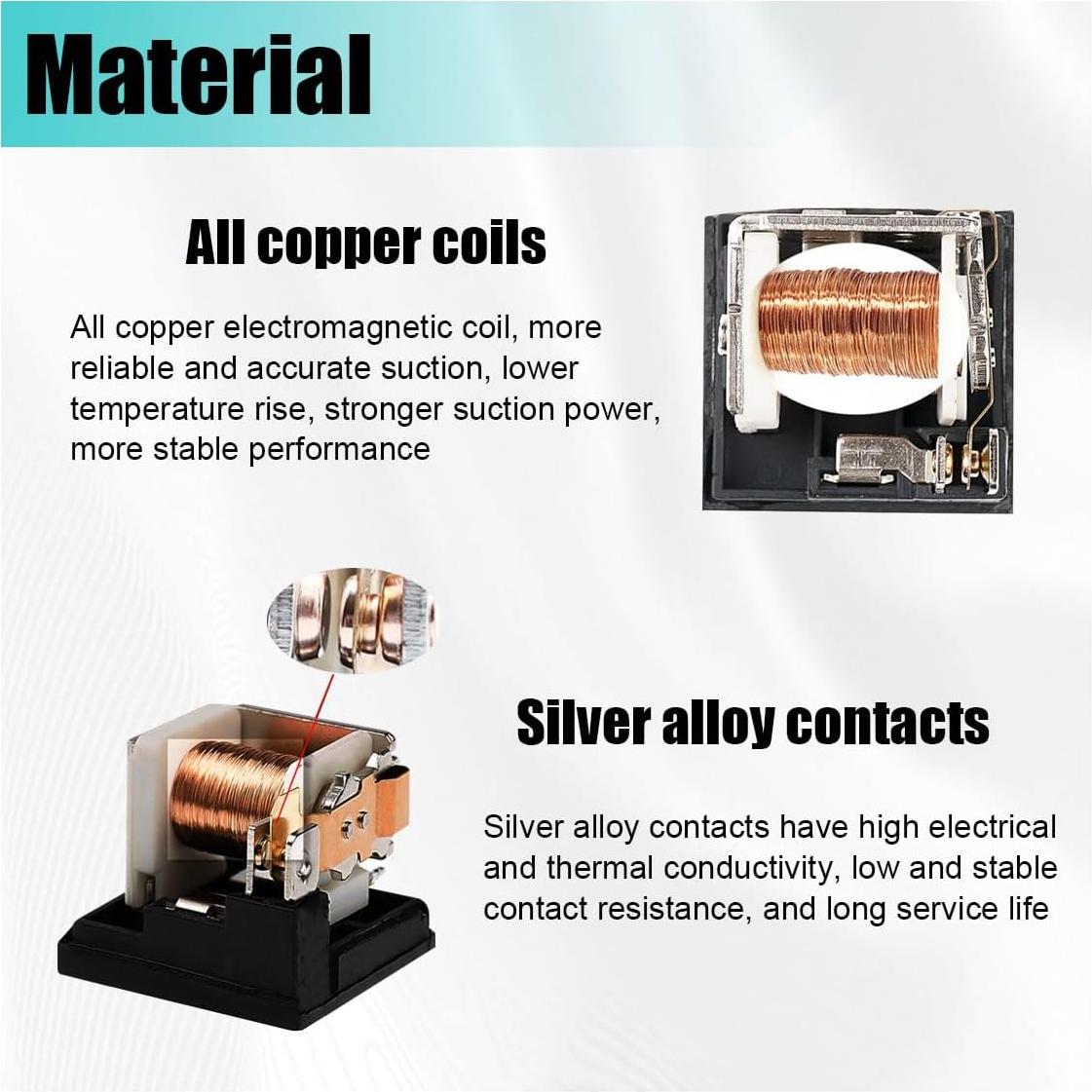 Relé Automotriz 12V 30A JOYCOURT 4 Pines Multiusos