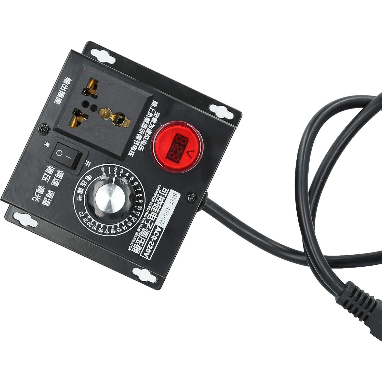 Regulador de Voltaje AC Hyuduo 4000W Ajustable 0-220V