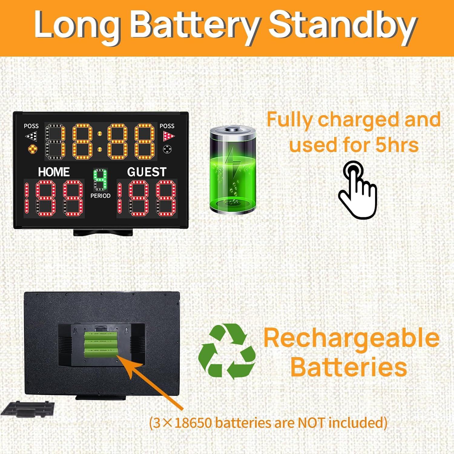 Cronómetro Electrónico Portátil YZ para Baloncesto y Multideportes