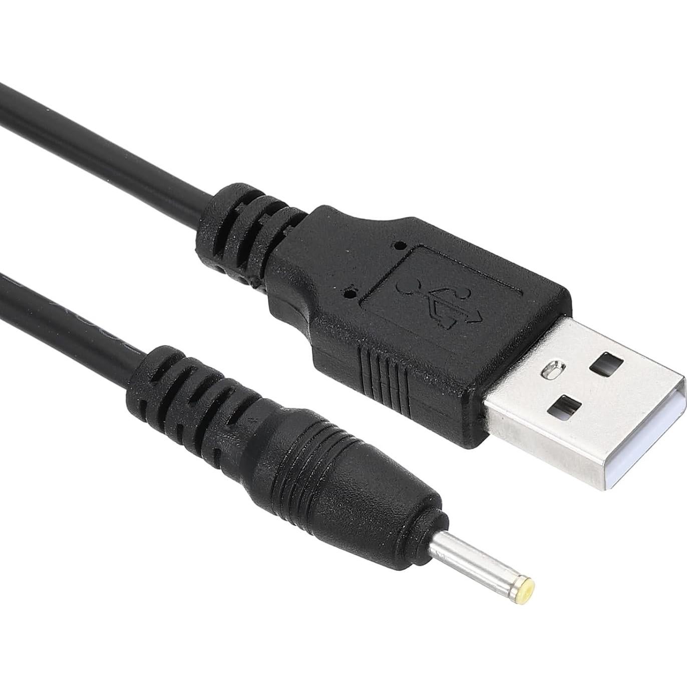 Cable de Alimentación USB a DC 2.5x0.7mm PATIKIL - 4 Piezas