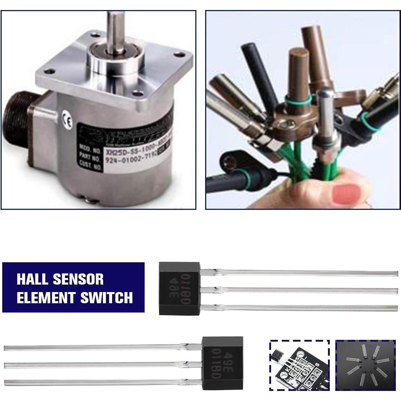 Sensores de Efecto Hall Lineales 10Pcs SING F LTD 49E 3 Terminales