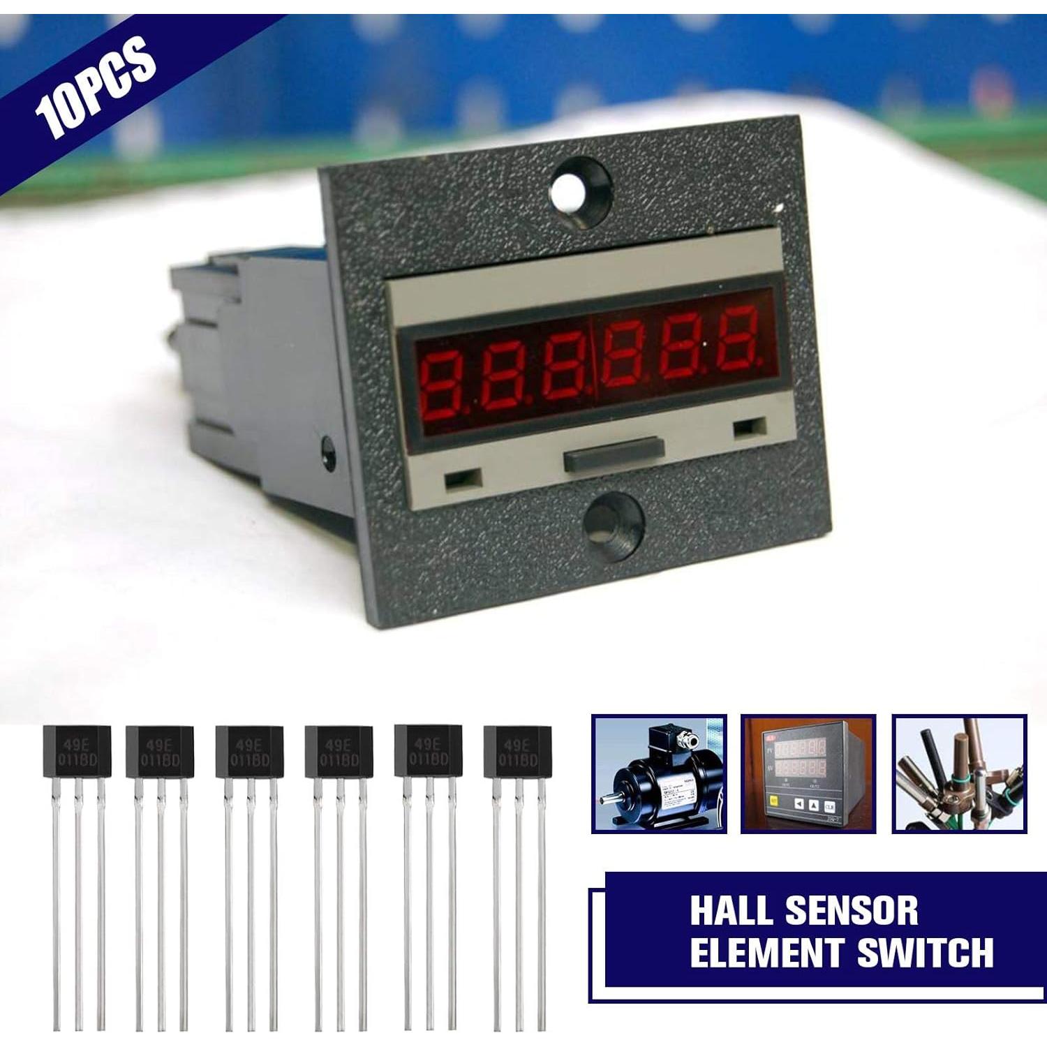 Sensores de Efecto Hall Lineales 10Pcs SING F LTD 49E 3 Terminales