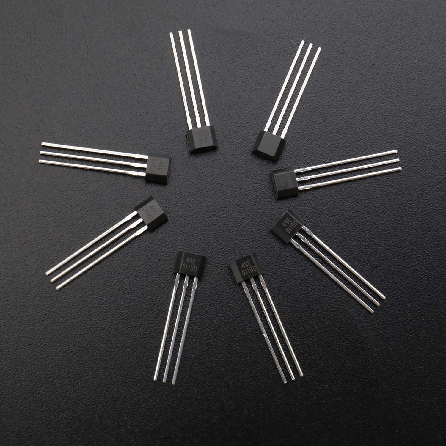 Sensores de Efecto Hall Lineales 10Pcs SING F LTD 49E 3 Terminales