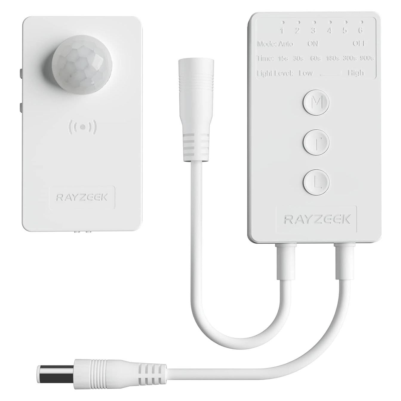 Kit Controlador Sensor Movimiento Inalámbrico RAYZEEK RZ016 12-24V