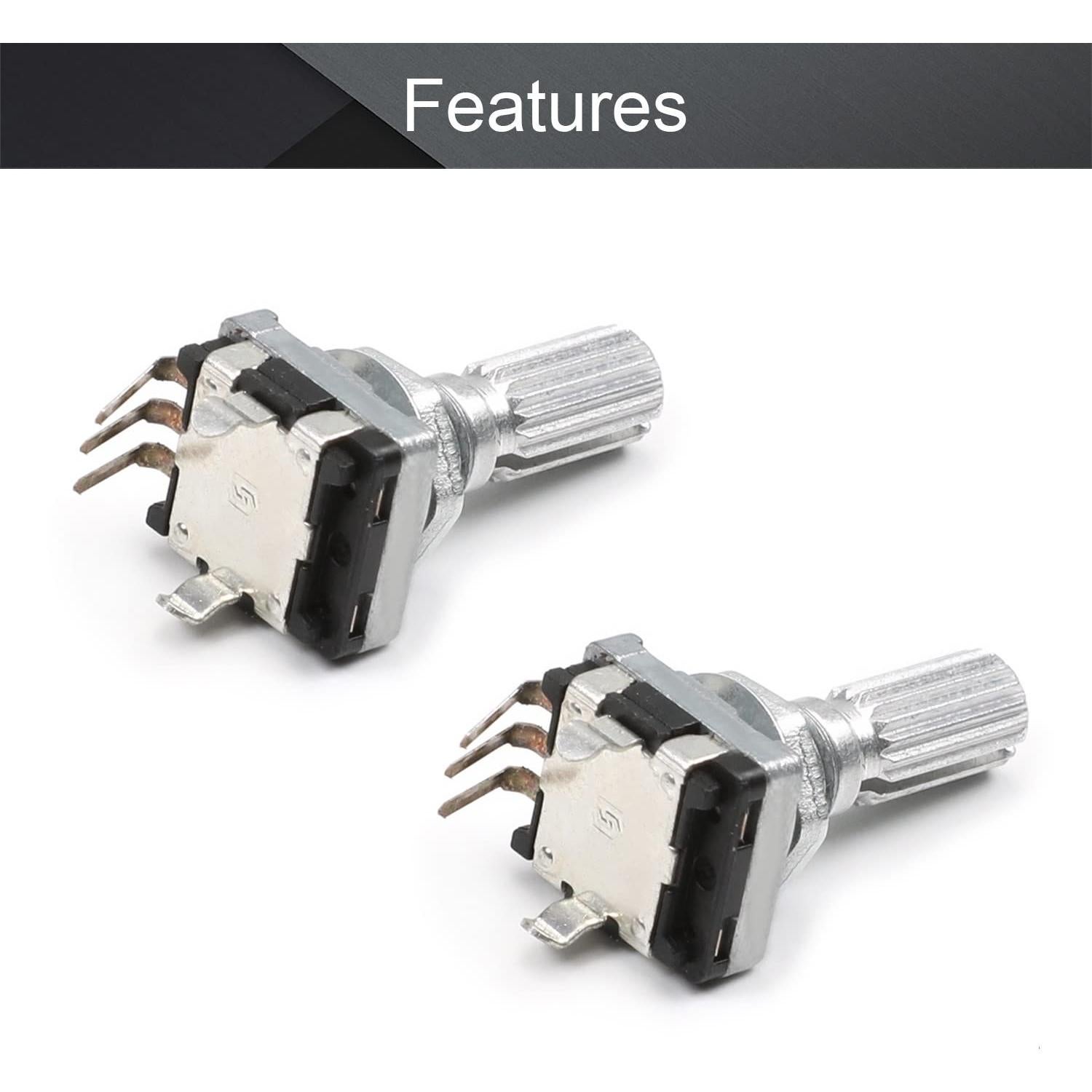 Codificador Rotativo Fielect EC11 5 Pines Eje 20mm 5Pcs