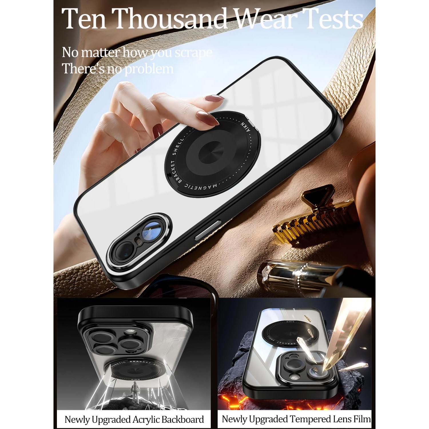 Funda Transparente Hlgcokro para Sony Xperia 10 VI - Negro