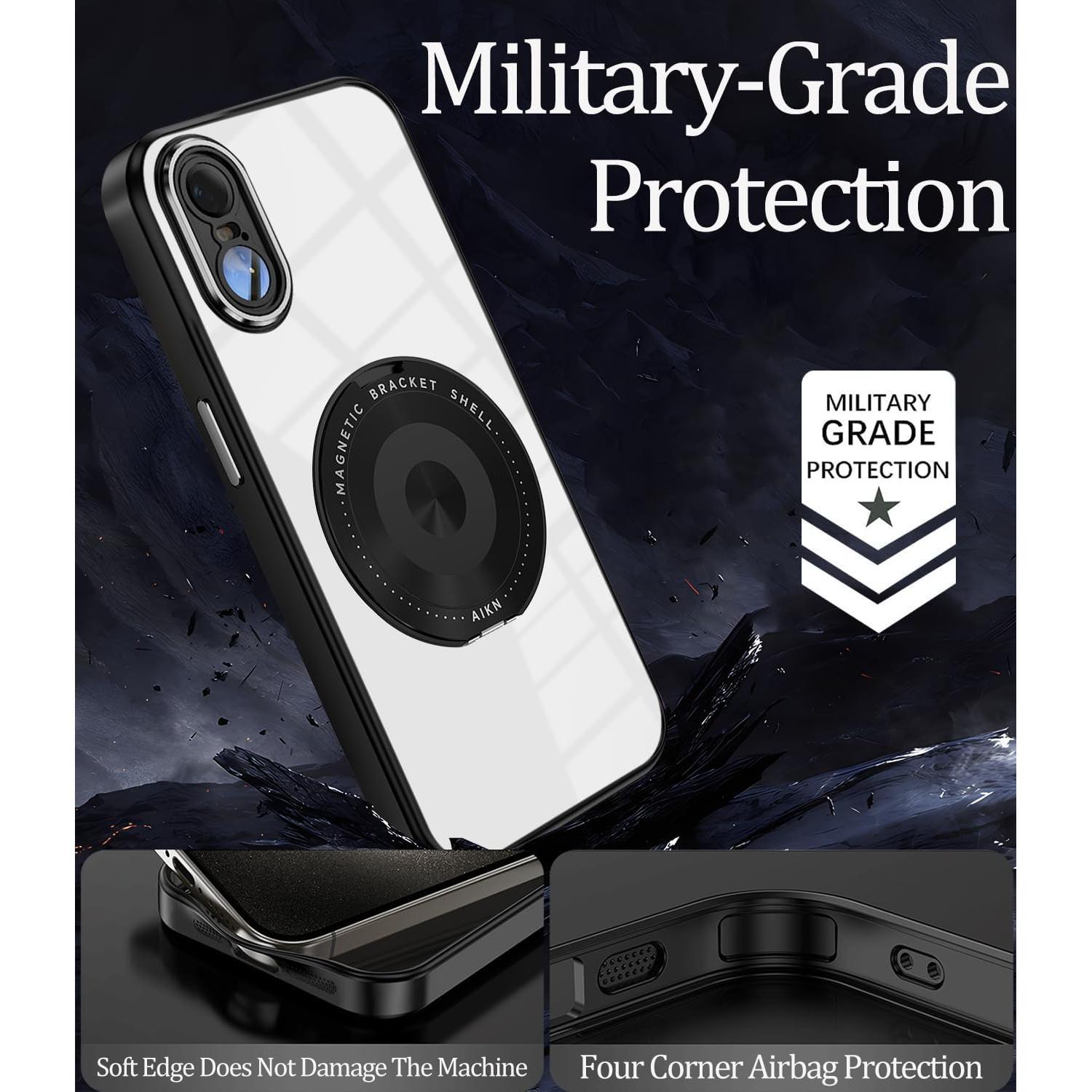 Funda Transparente Hlgcokro para Sony Xperia 10 VI - Negro