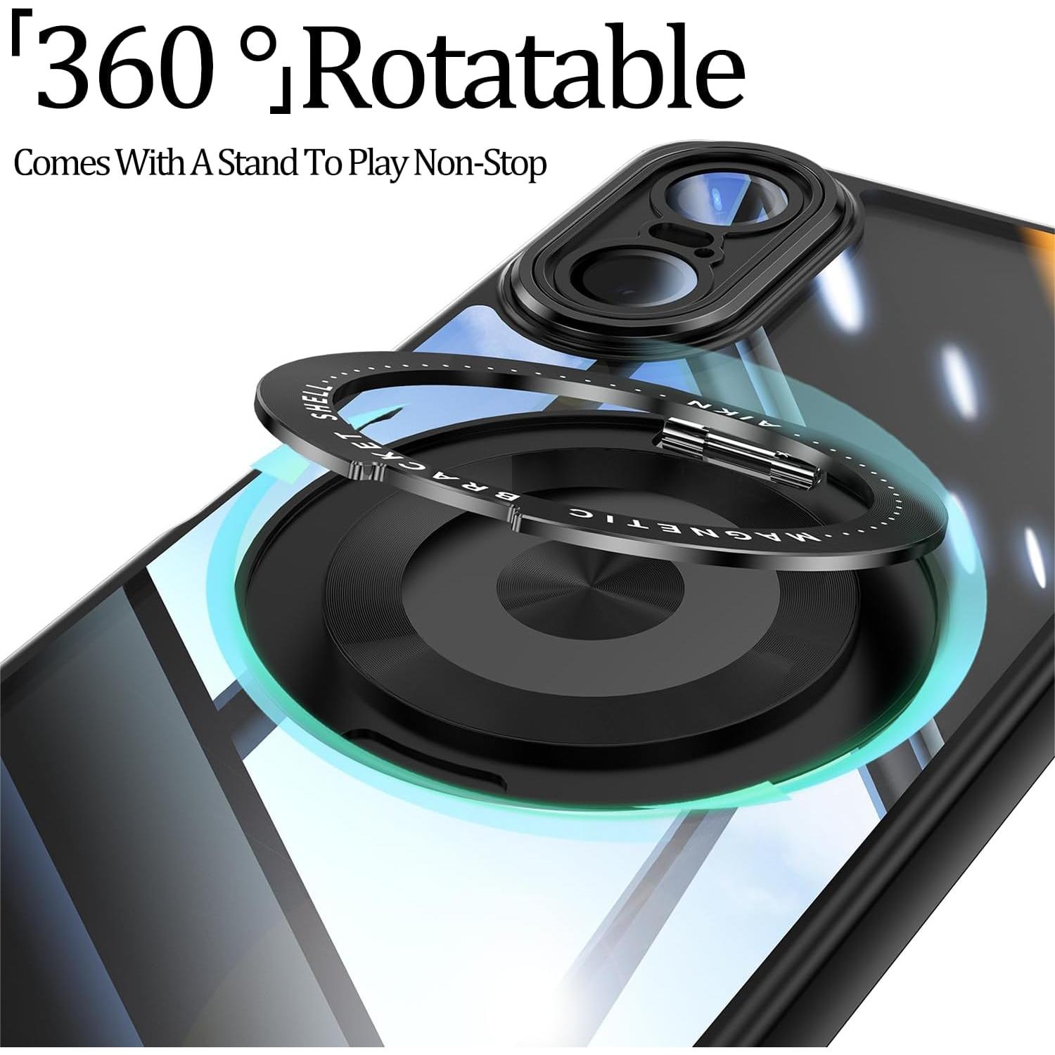 Funda Transparente Hlgcokro para Sony Xperia 10 VI - Negro