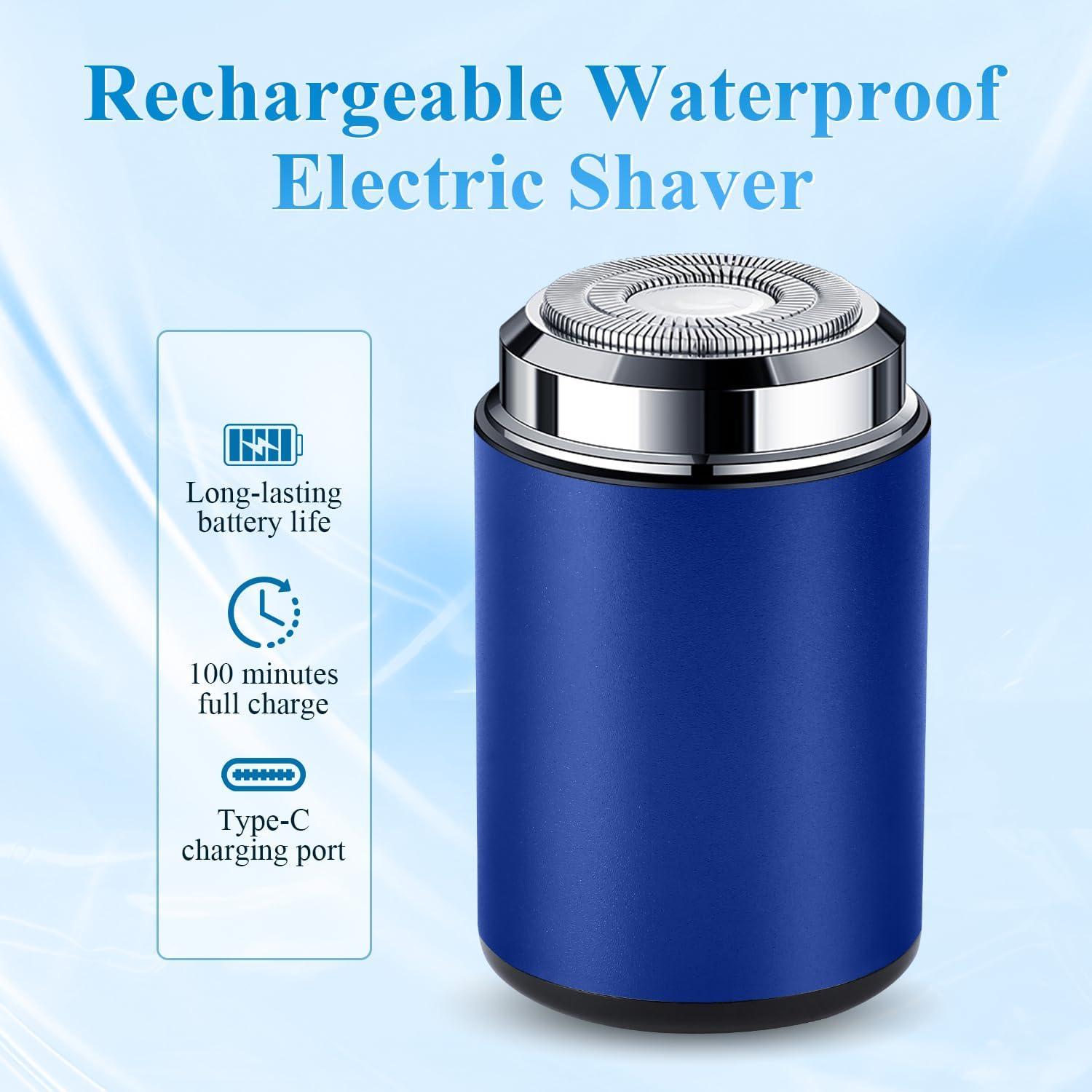 Afeitadora eléctrica portátil unisex Zhizhilong Q1 USB C a prueba de agua