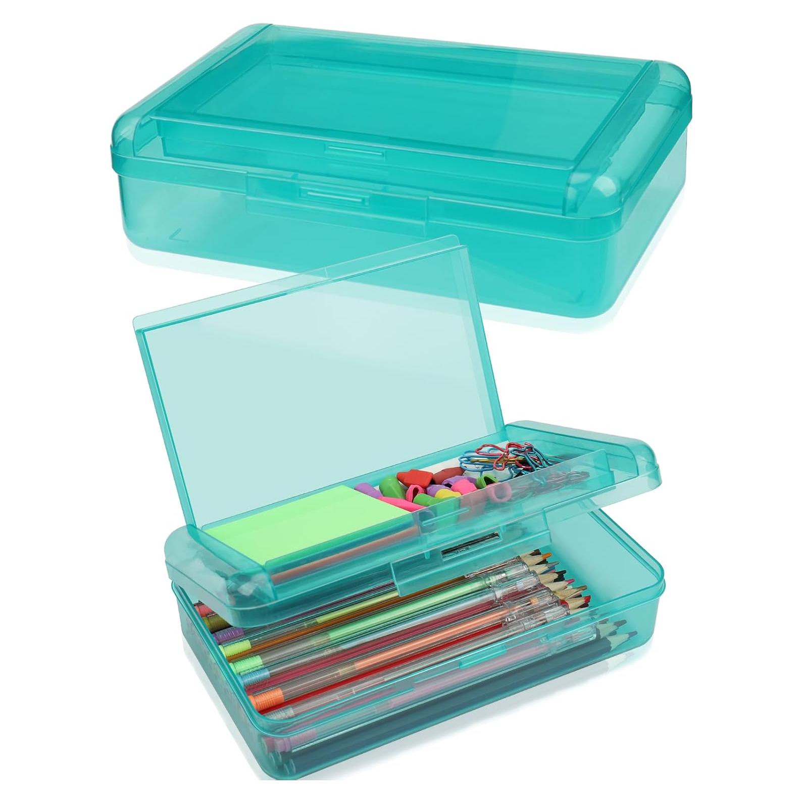 Estuche de Lápices SFLHHDM Doble Capa Verde 20.8x11.7cm