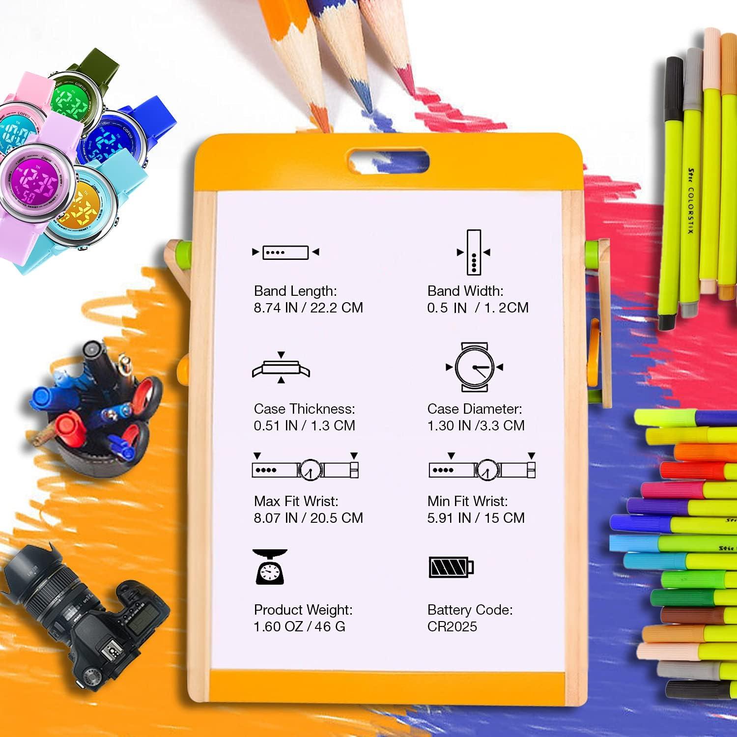 Reloj Deportivo Digital Cofuo para Niños Impermeable LED