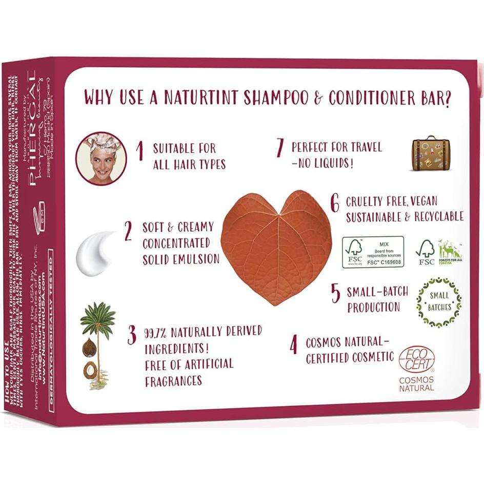 Naturtint Champú y Acondicionador en Barra Canela 74.8g - Natural