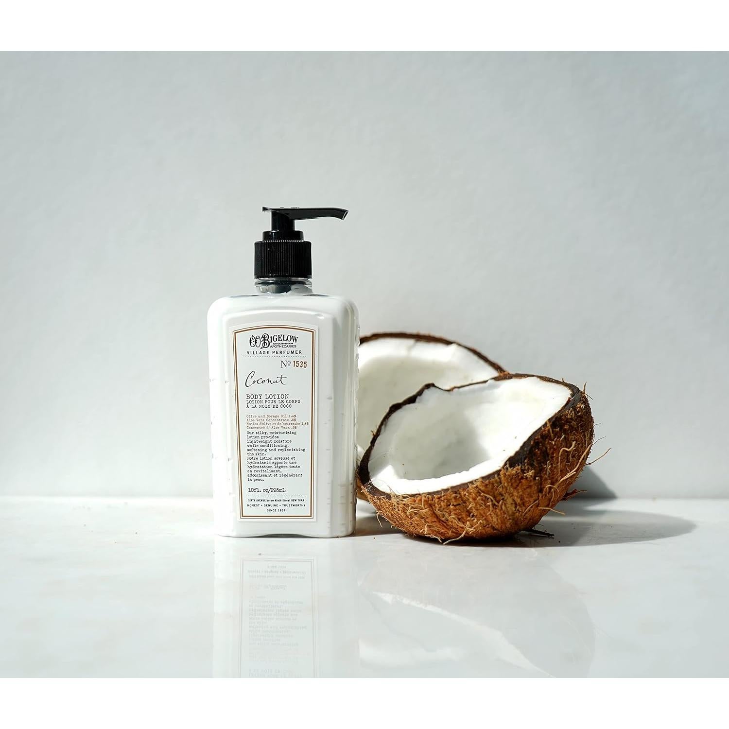 Loción Hidratante de Coco C.O. Bigelow 295 ml - Piel Suave y Saludable