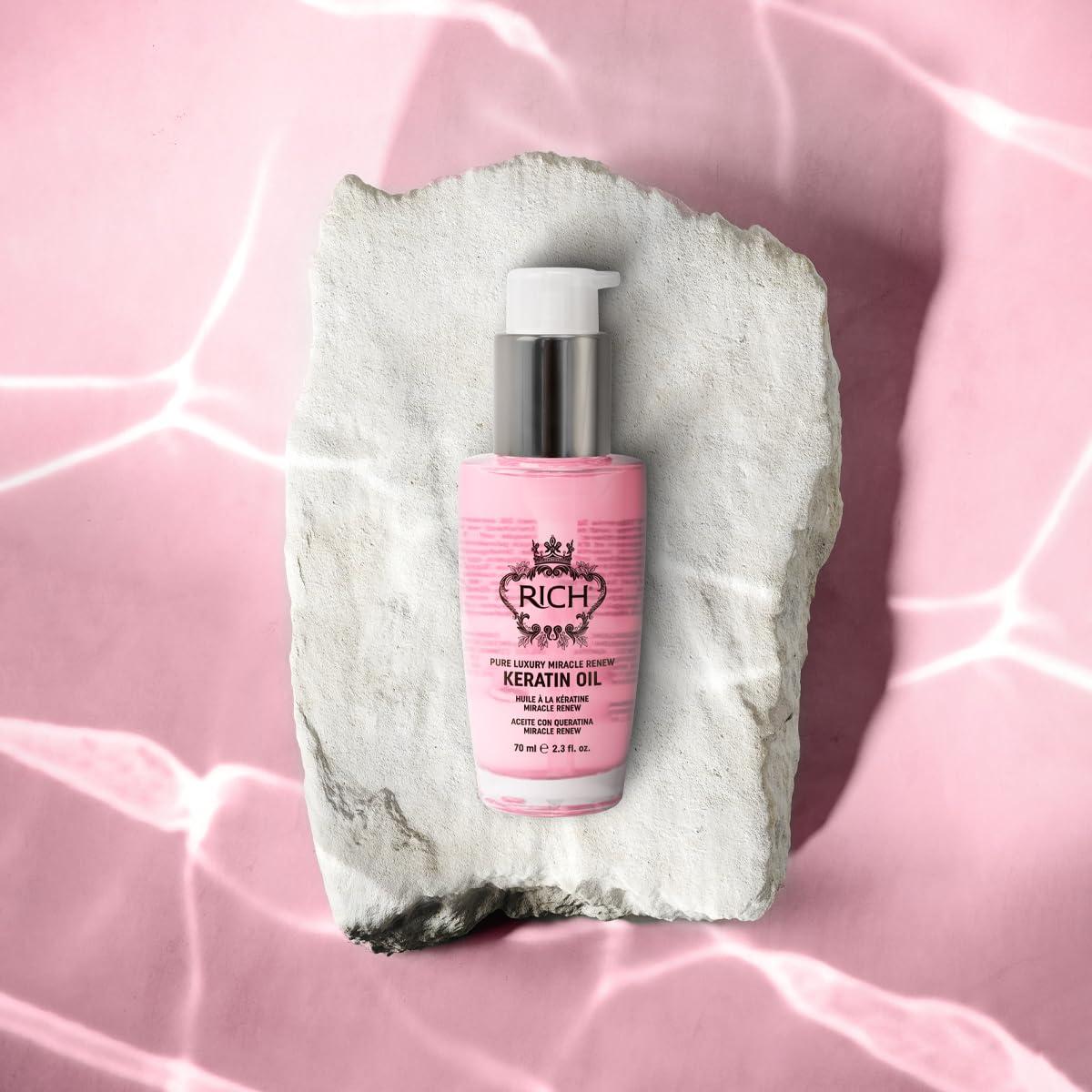 Aceite de Cabello RICO Queratina 65.2 g - Brillo y Anti-Frizz