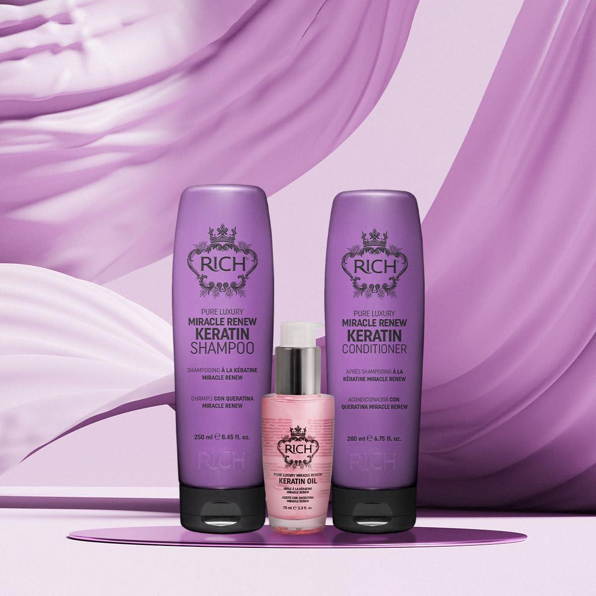 Aceite de Cabello RICO Queratina 65.2 g - Brillo y Anti-Frizz