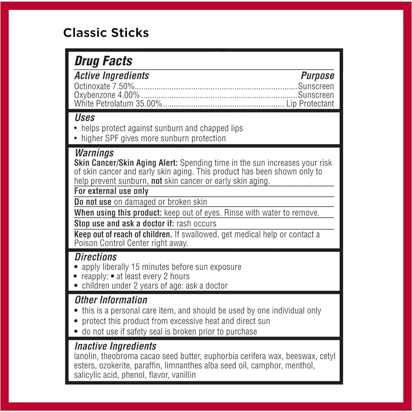 Bálsamo Labial Medicado Carmex Classic - 9 Unidades (2 Tubos, 7 Barras)