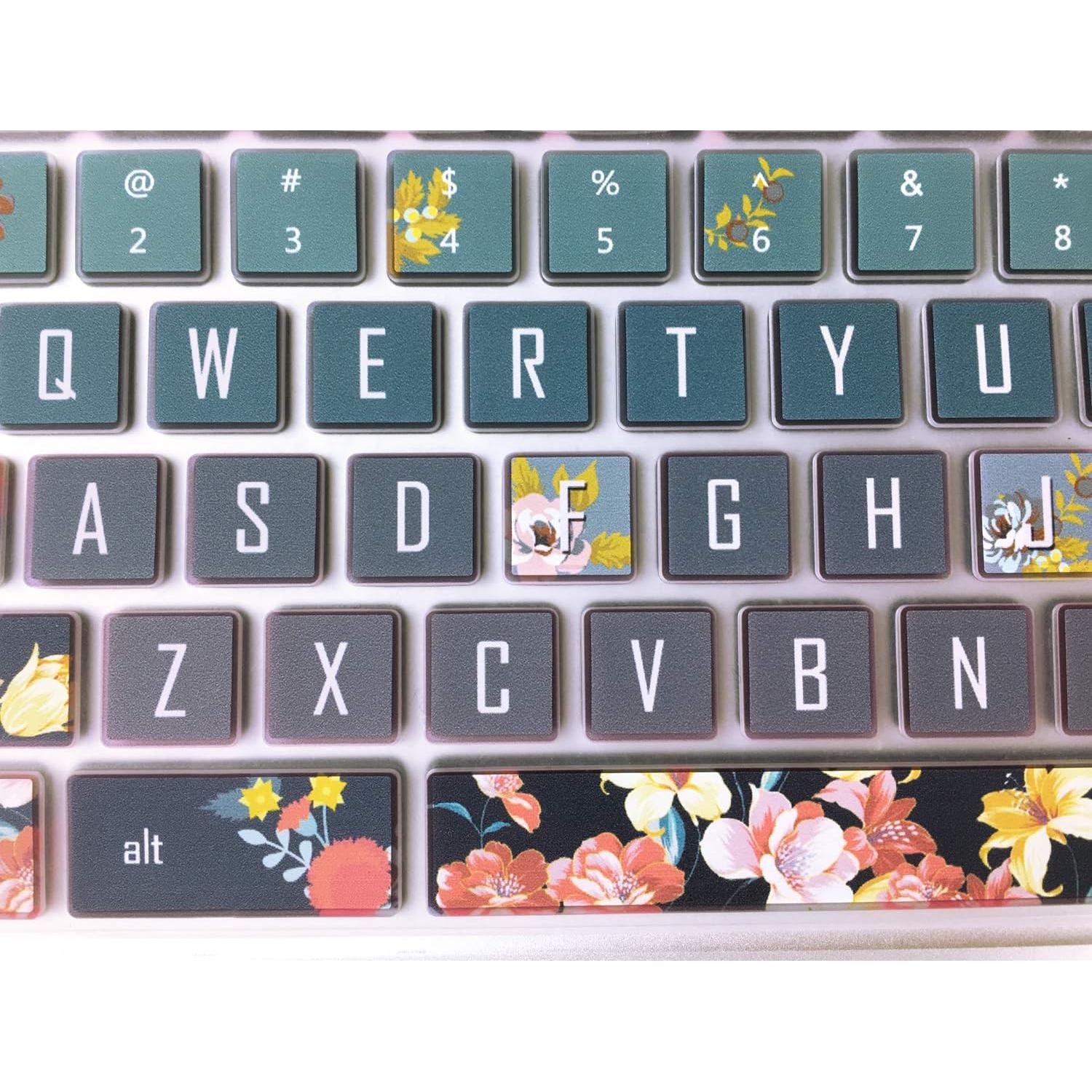 Funda de Teclado Silicona SANFORIN 14" HP Chromebook Flor Roja