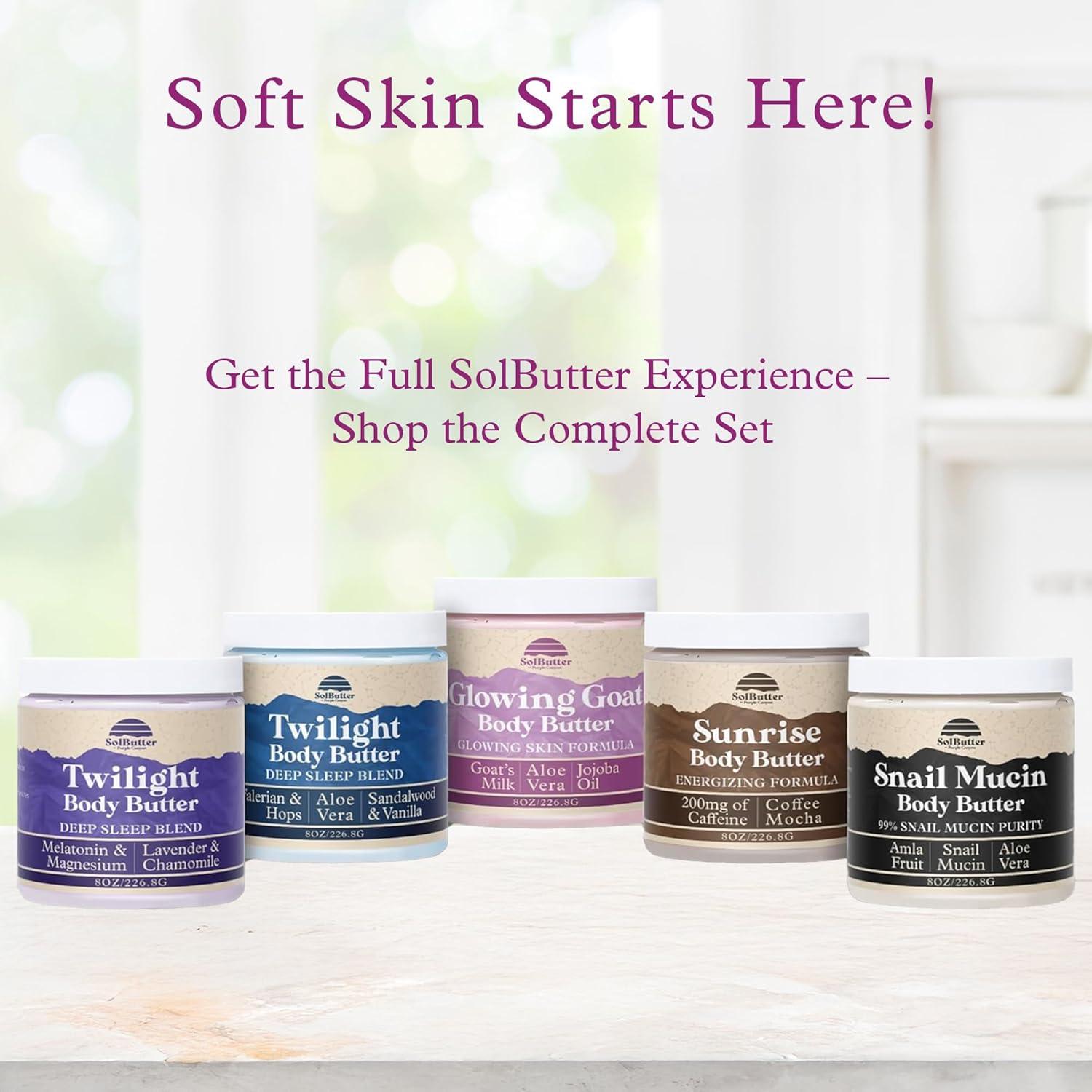 Manteca Corporal Batida de Leche de Cabra Purple Canyon 227g - Lavanda y Rosa