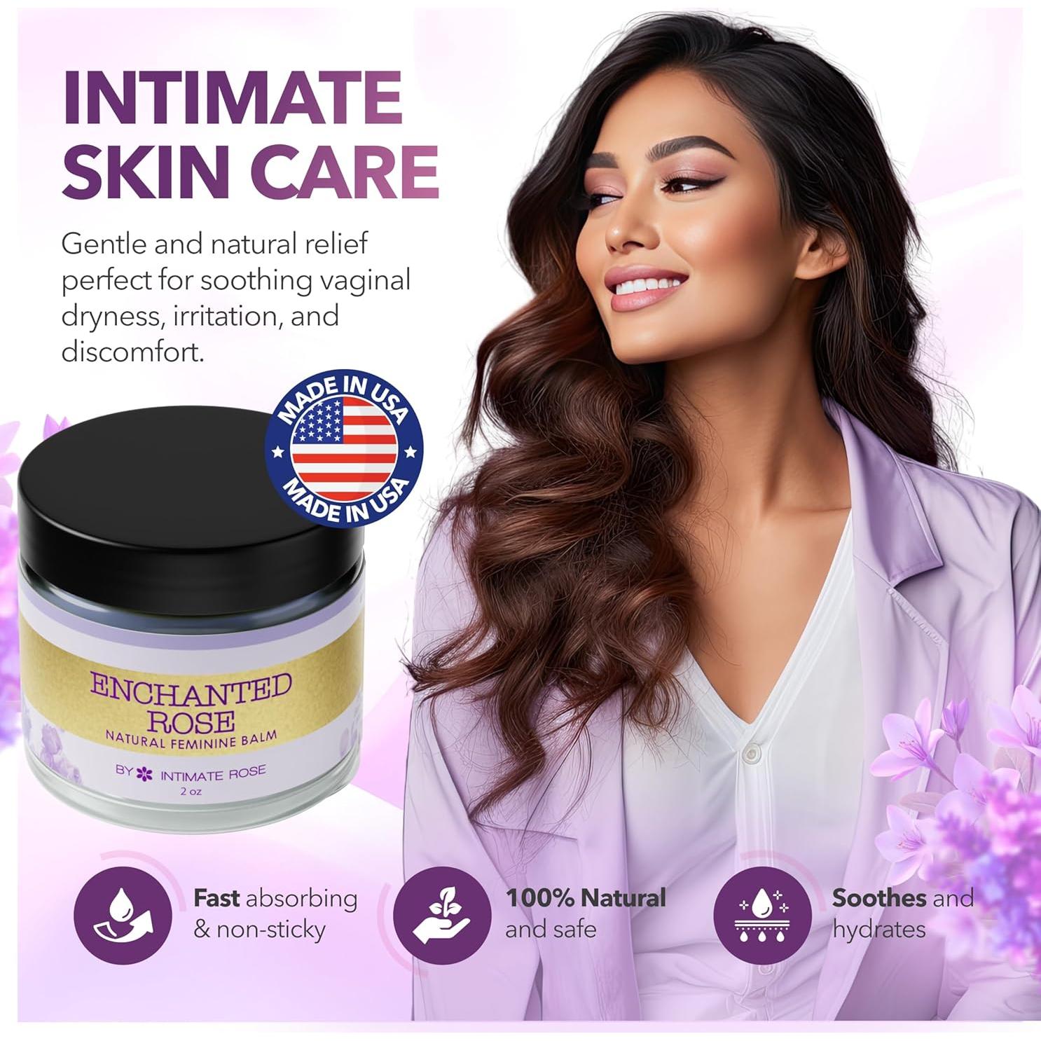 Bálsamo Vulva Intimate Rose 56.7g - Humectante Orgánico