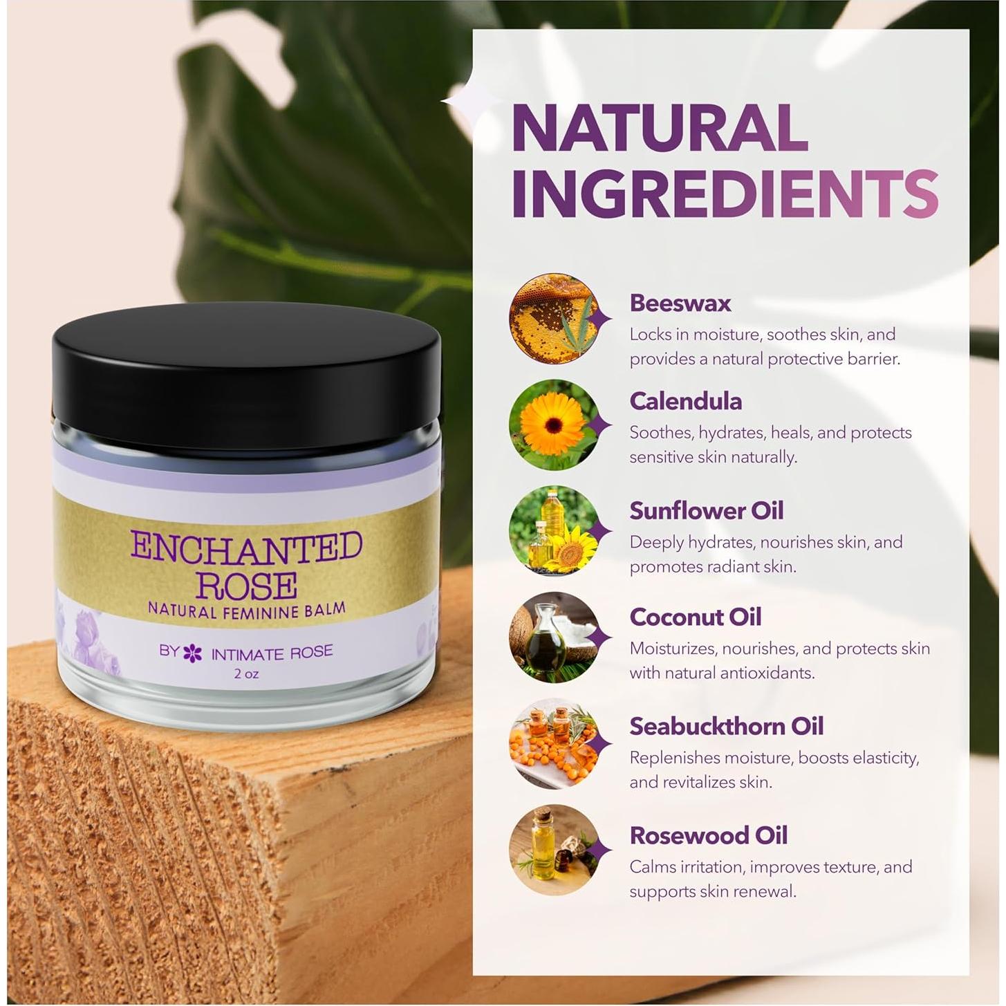 Bálsamo Vulva Intimate Rose 56.7g - Humectante Orgánico