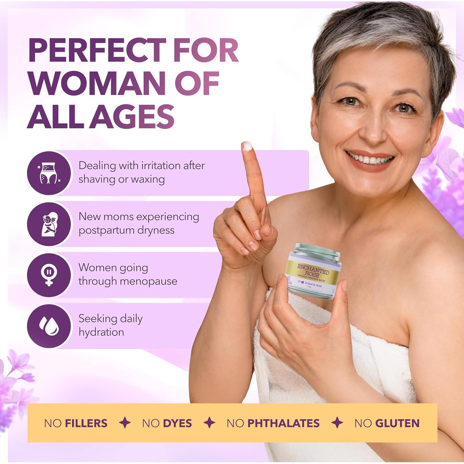 Bálsamo Vulva Intimate Rose 56.7g - Humectante Orgánico