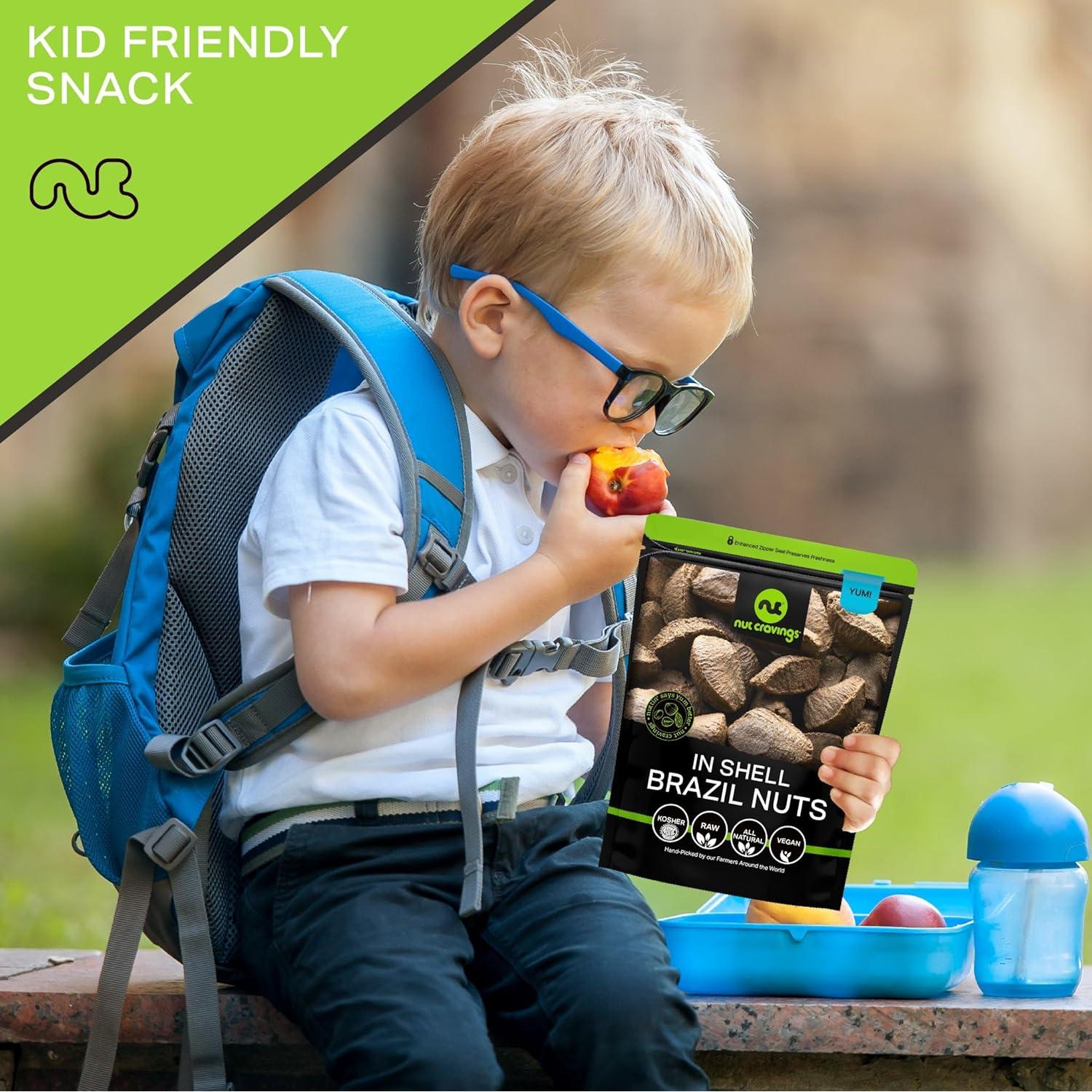 Nueces de Brasil Crudas en Cáscara Nut Cravings 454g