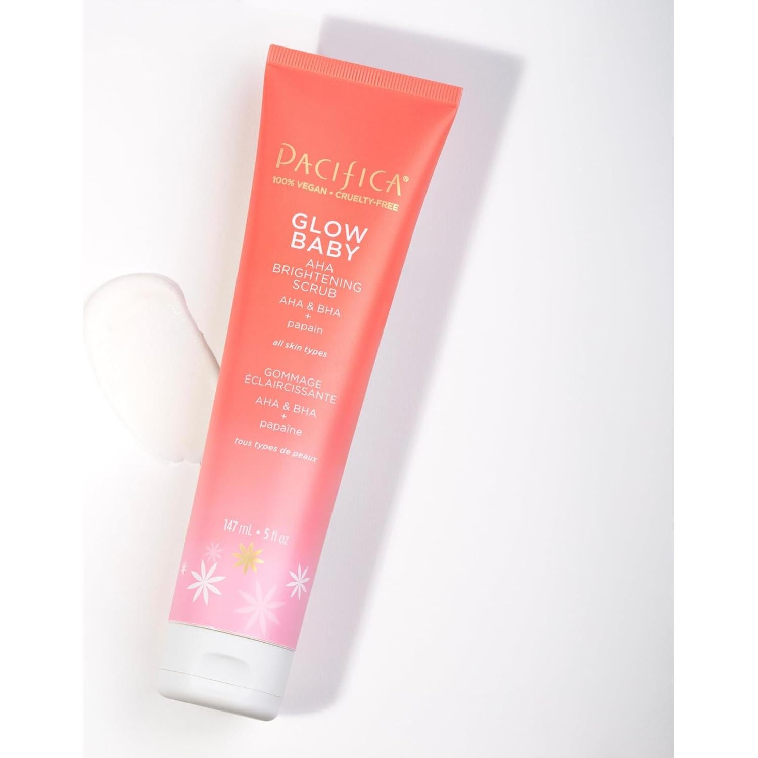 Dúo Corporal Iluminador Pacifica Glow Baby - Exfoliante AHA 295ml