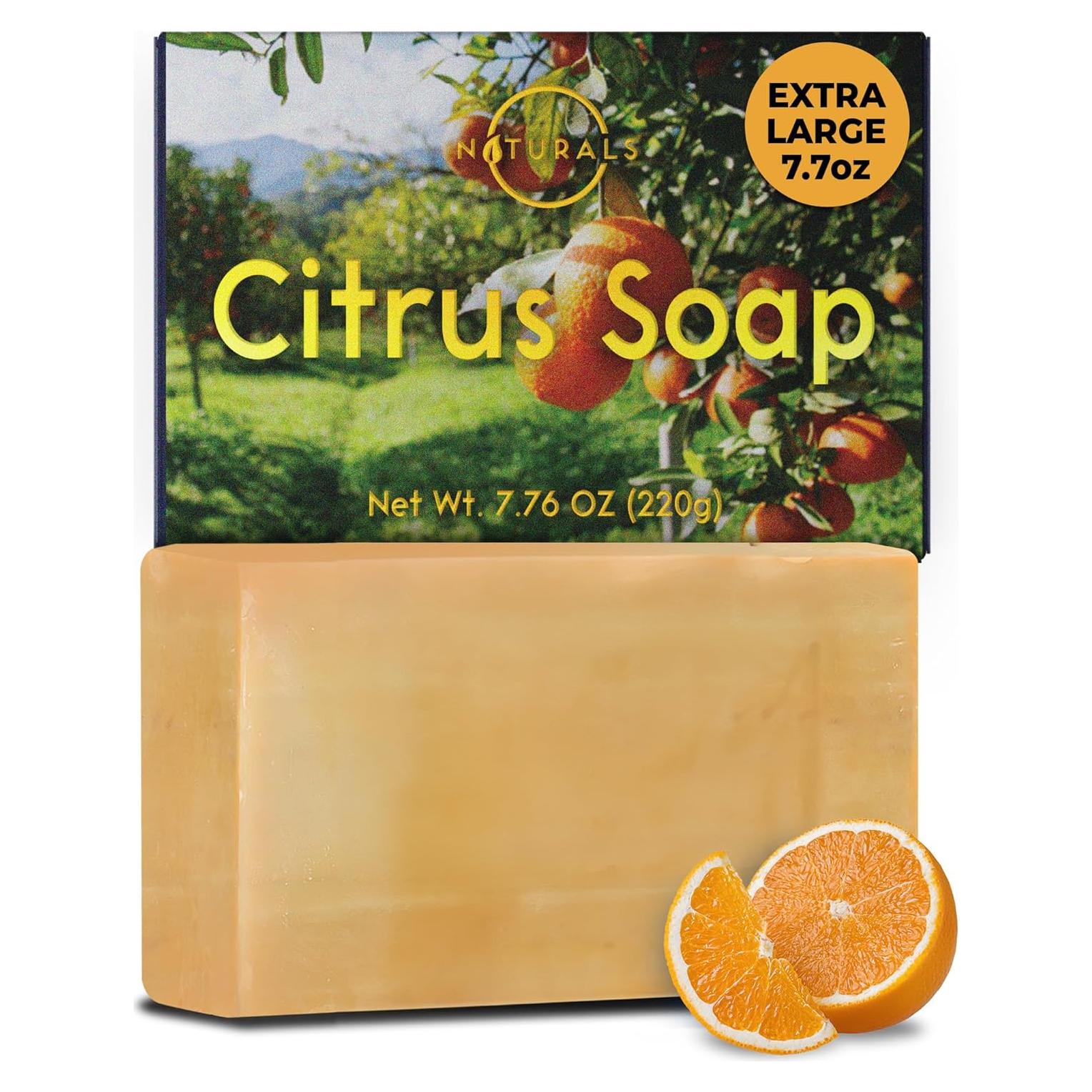 Jabón Natural Exfoliante O Naturals Cítricos 220 g para Hombres