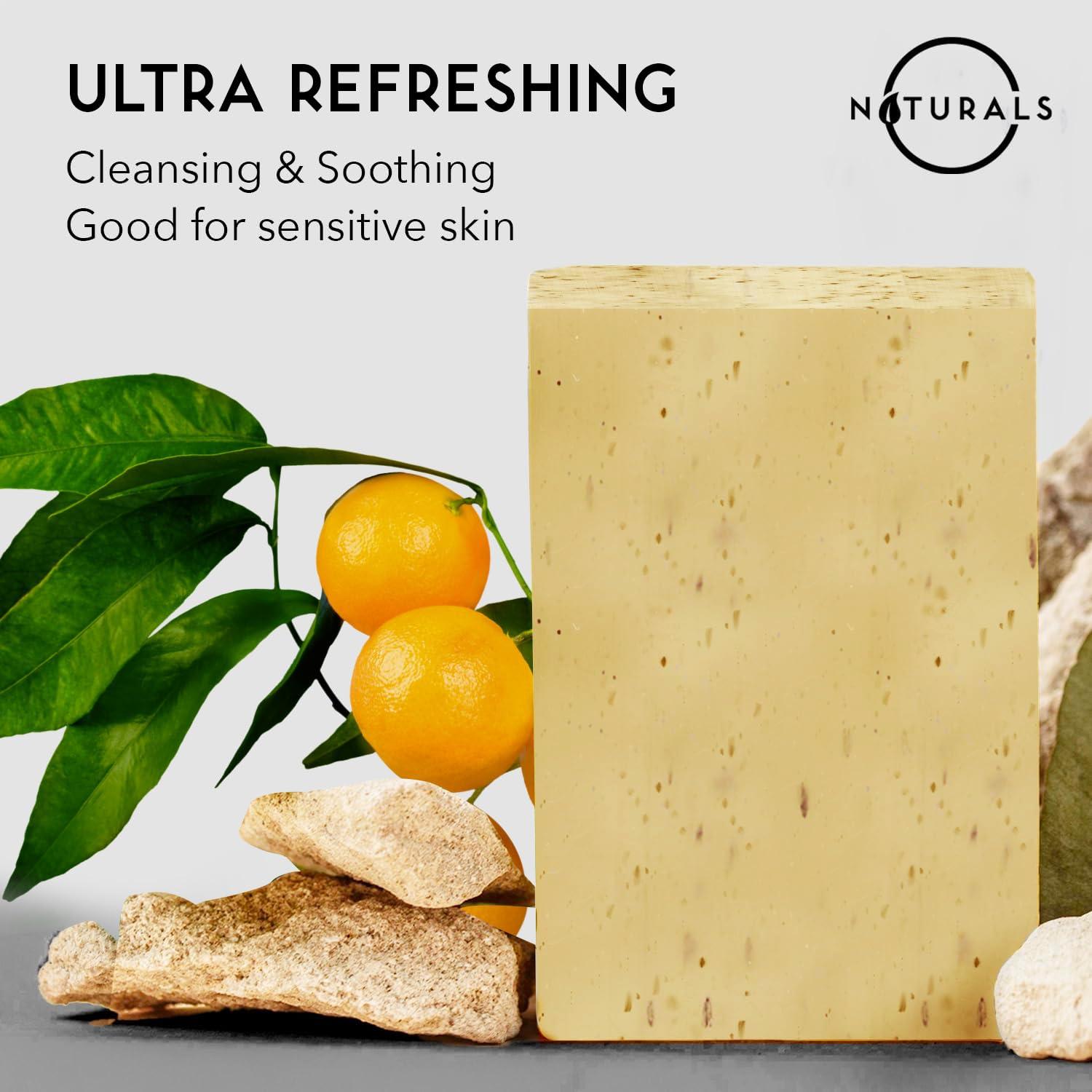 Jabón Natural Exfoliante O Naturals Cítricos 220 g para Hombres