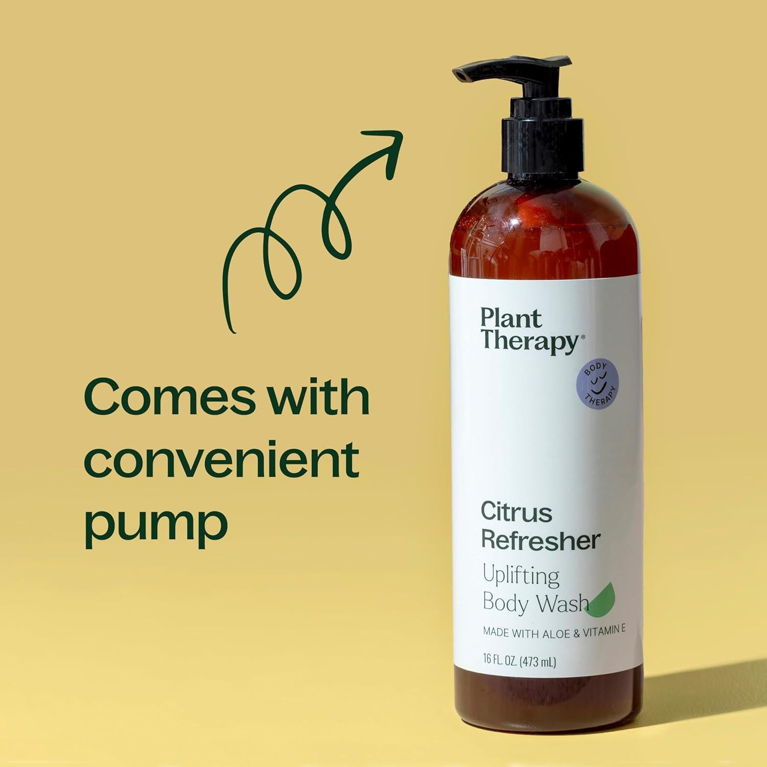 Jabón Corporal Refrescante de Cítricos Plant Therapy 473 ml