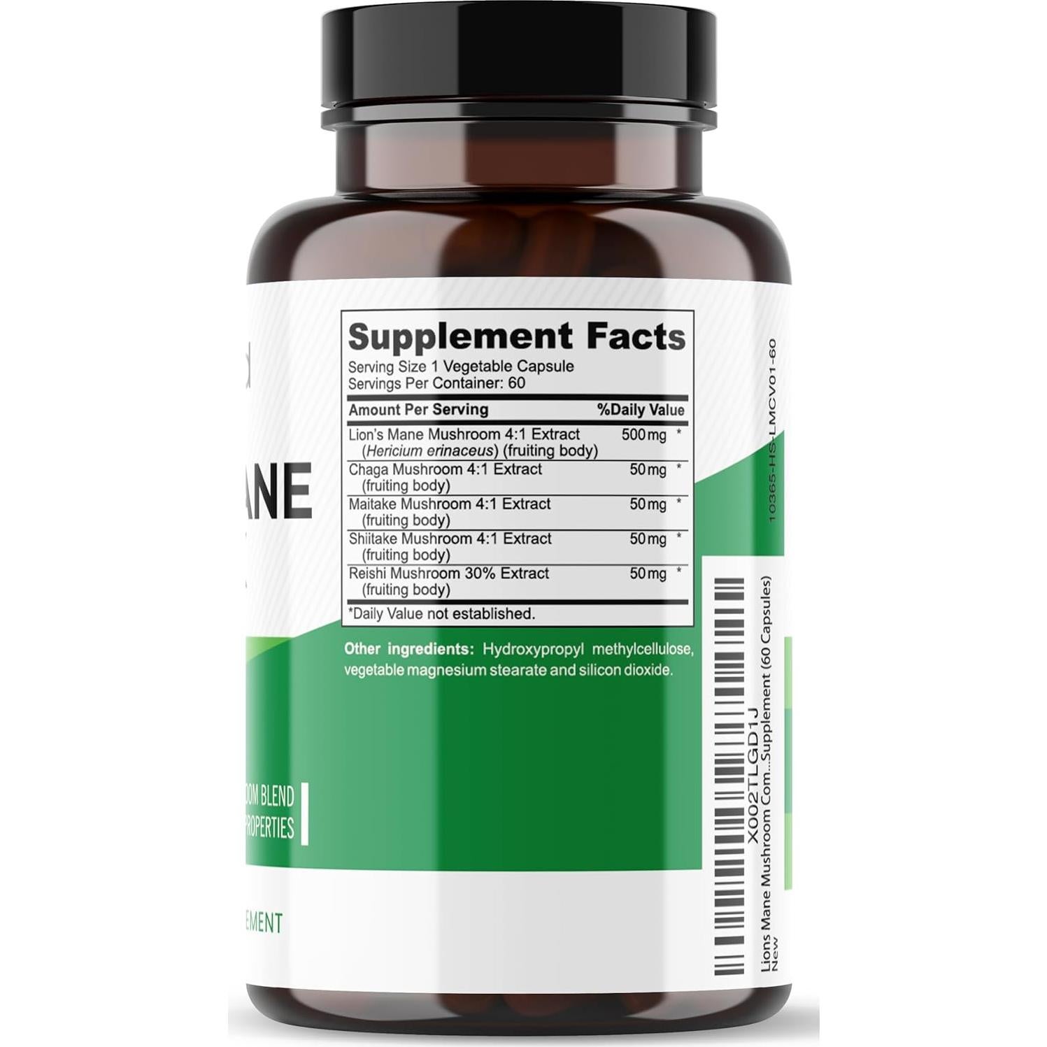 Cápsulas de Champiñón Melena de León Healblend - 60 Unidades