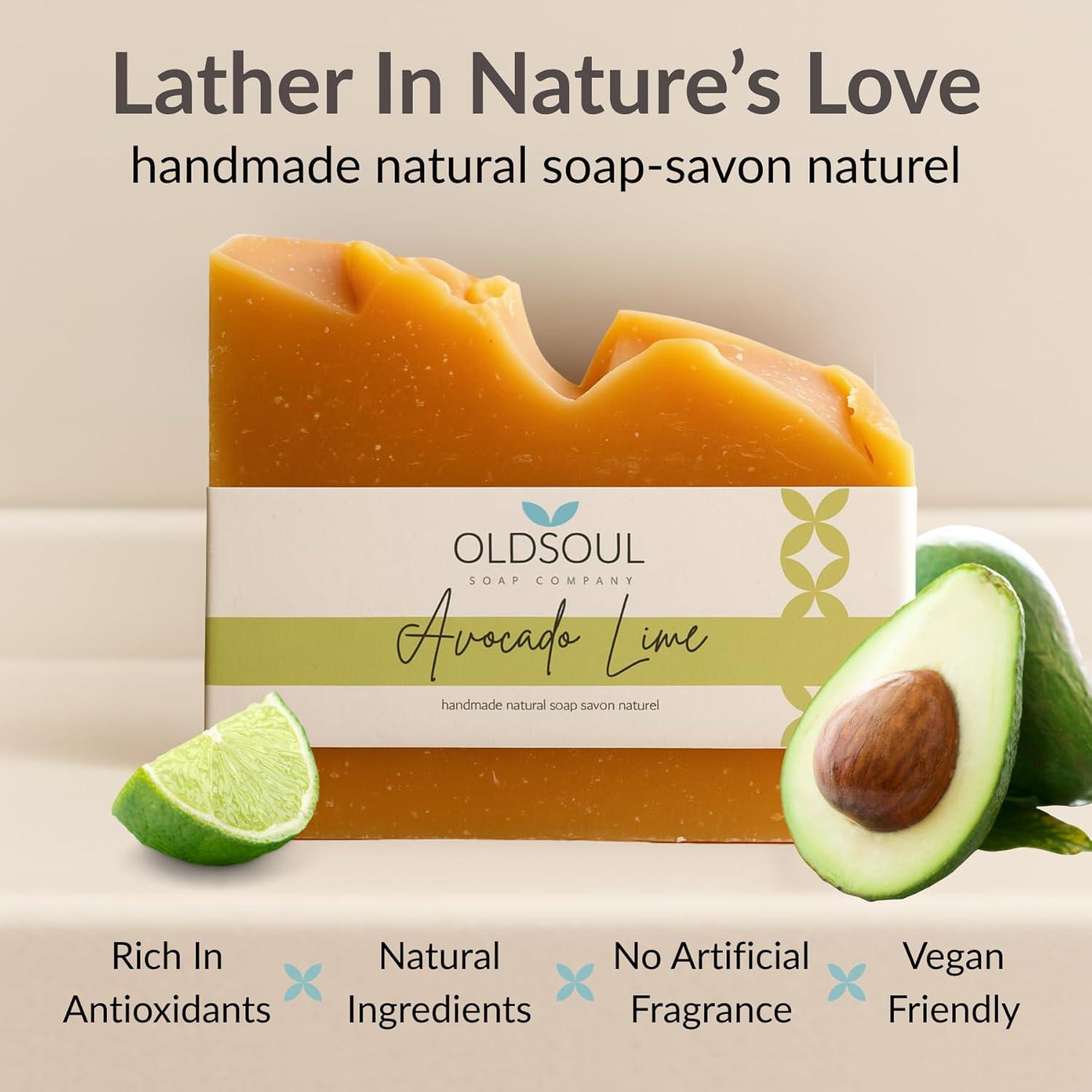 Jabón Renovador de Piel Old Soul con Aguacate y Lima 163g