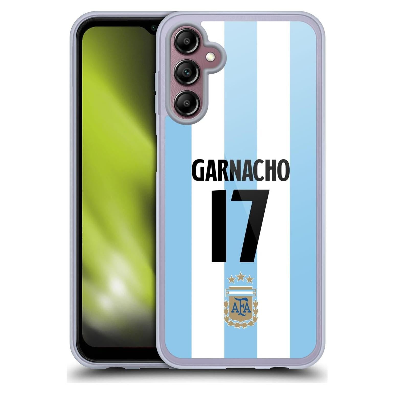 Funda de Gel Oficial AFA Alejandro Garnacho para Samsung A14 5G