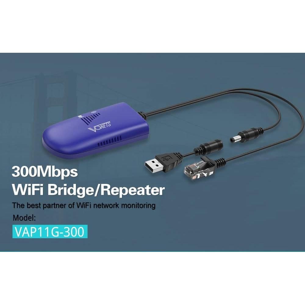 Puente WiFi VONETS VAP11G-300 Adaptador Ethernet 300Mbps
