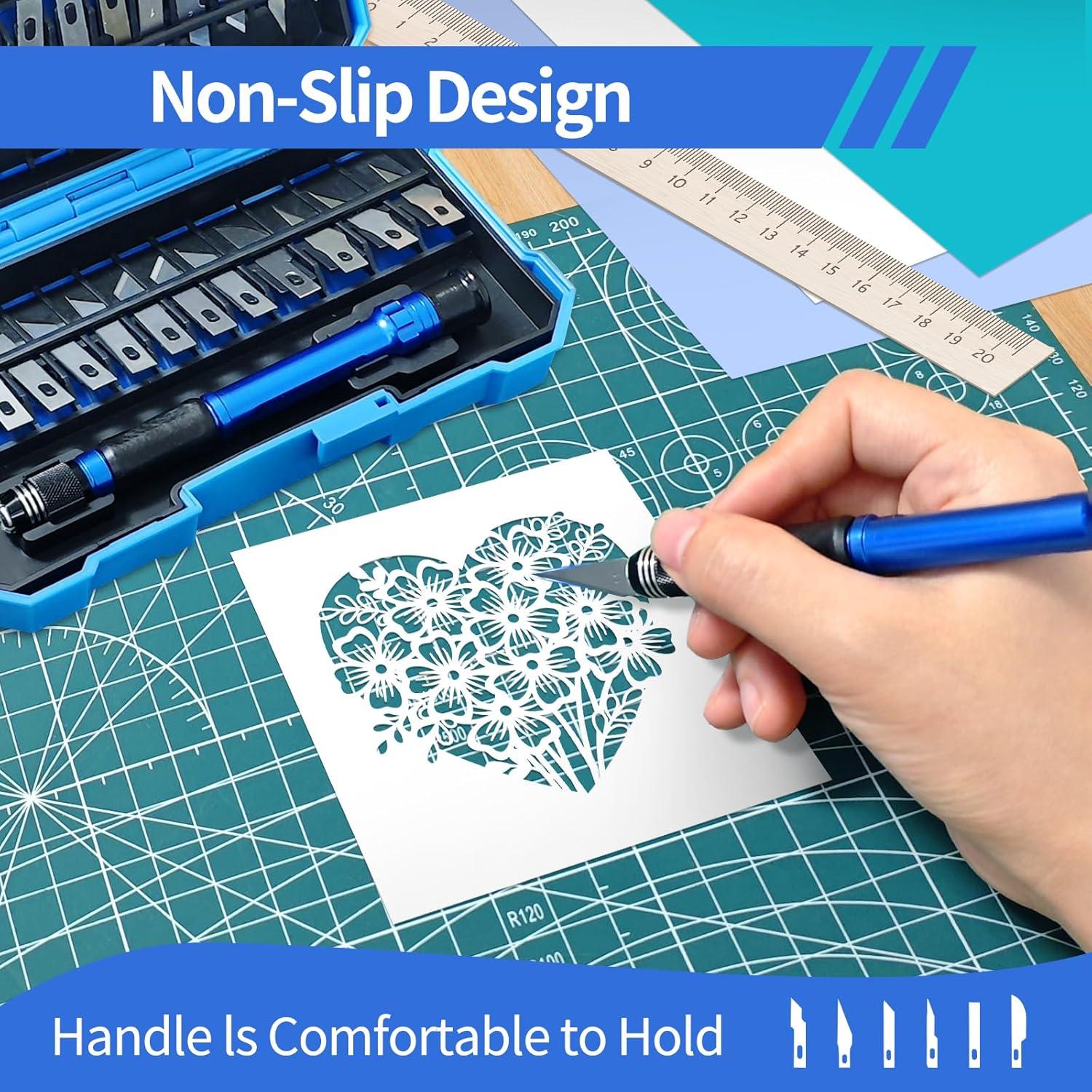 Juego de cuchillos de precisión JIAN 29 piezas manualidades