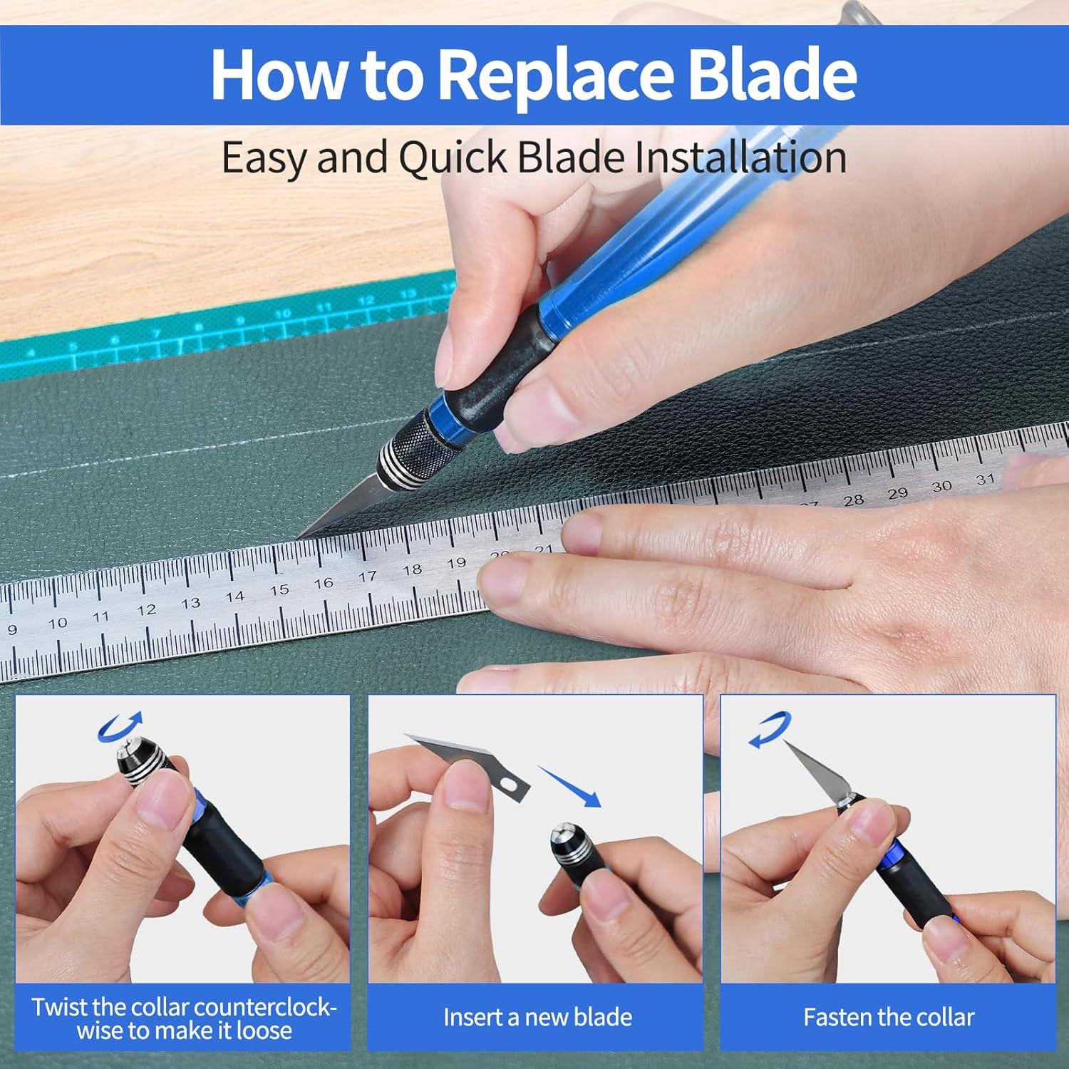 Juego de cuchillos de precisión JIAN 29 piezas manualidades