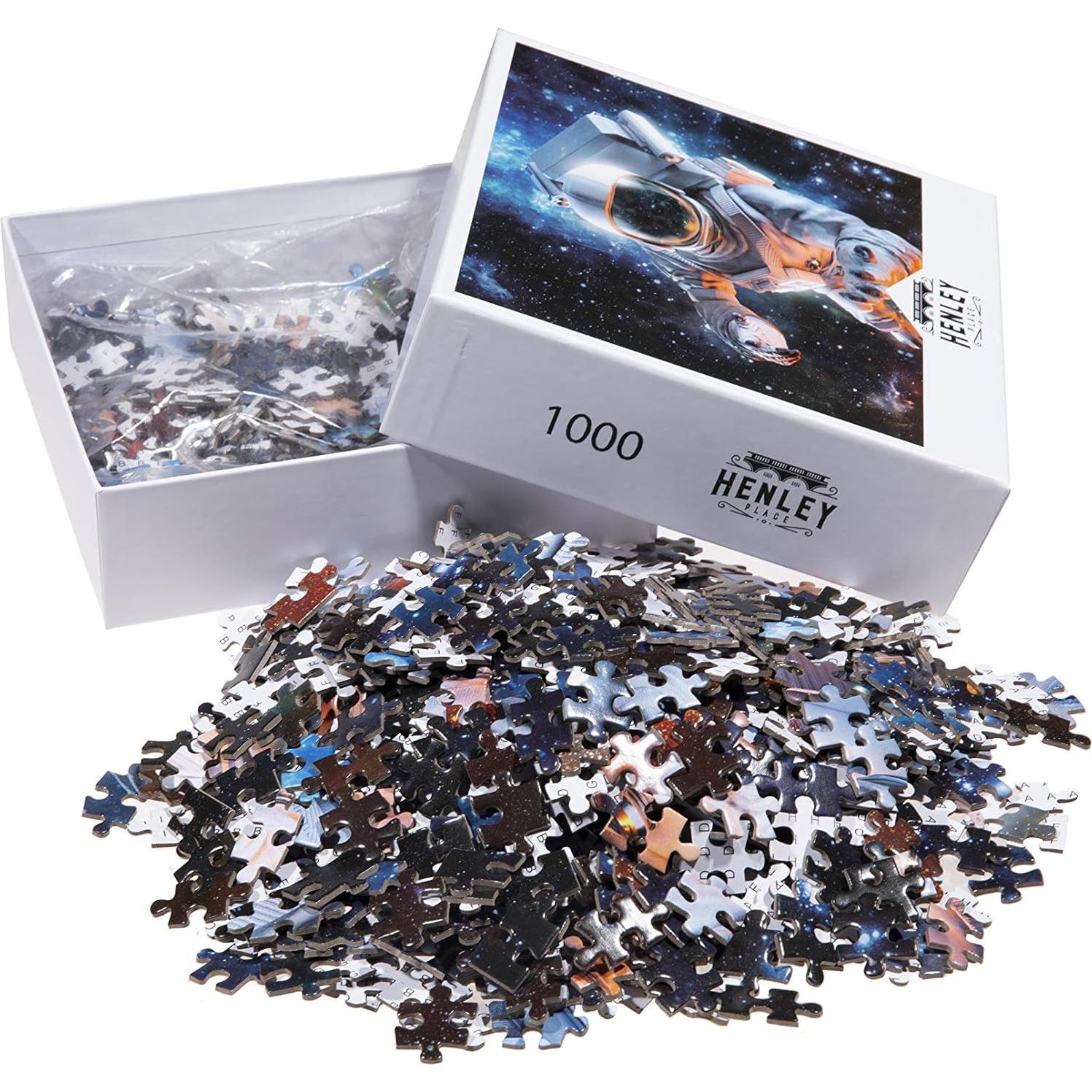 Rompecabezas Espacial 1000 Piezas Henley Place Astronauta 50.8x68.6 cm
