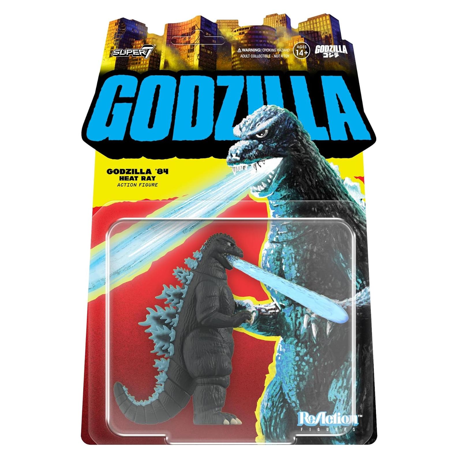 Figura de Acción Godzilla '84 Rayo de Calor Super7 9.53 cm