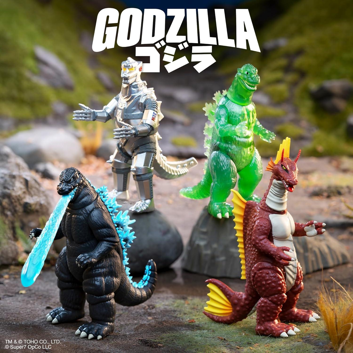 Figura de Acción Godzilla '84 Rayo de Calor Super7 9.53 cm