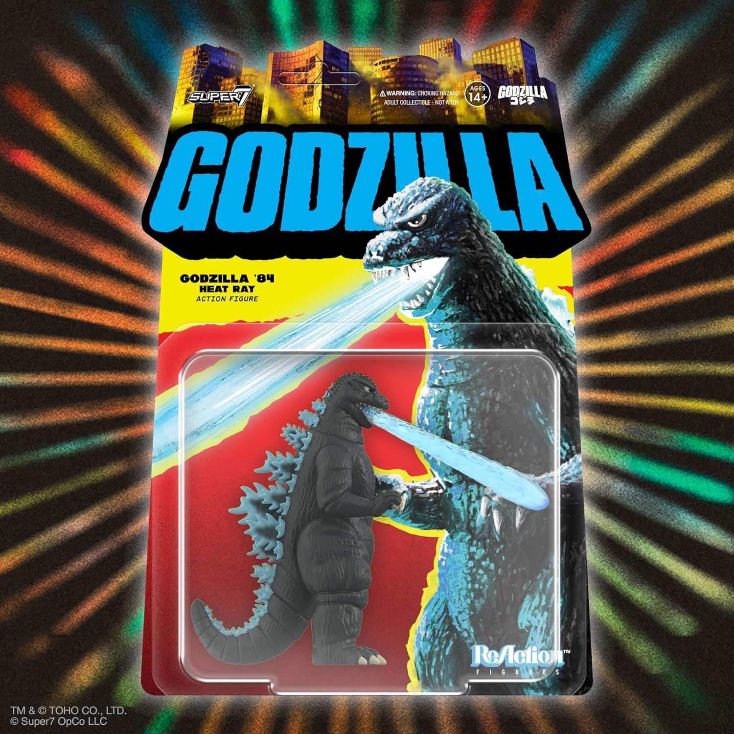 Figura de Acción Godzilla '84 Rayo de Calor Super7 9.53 cm