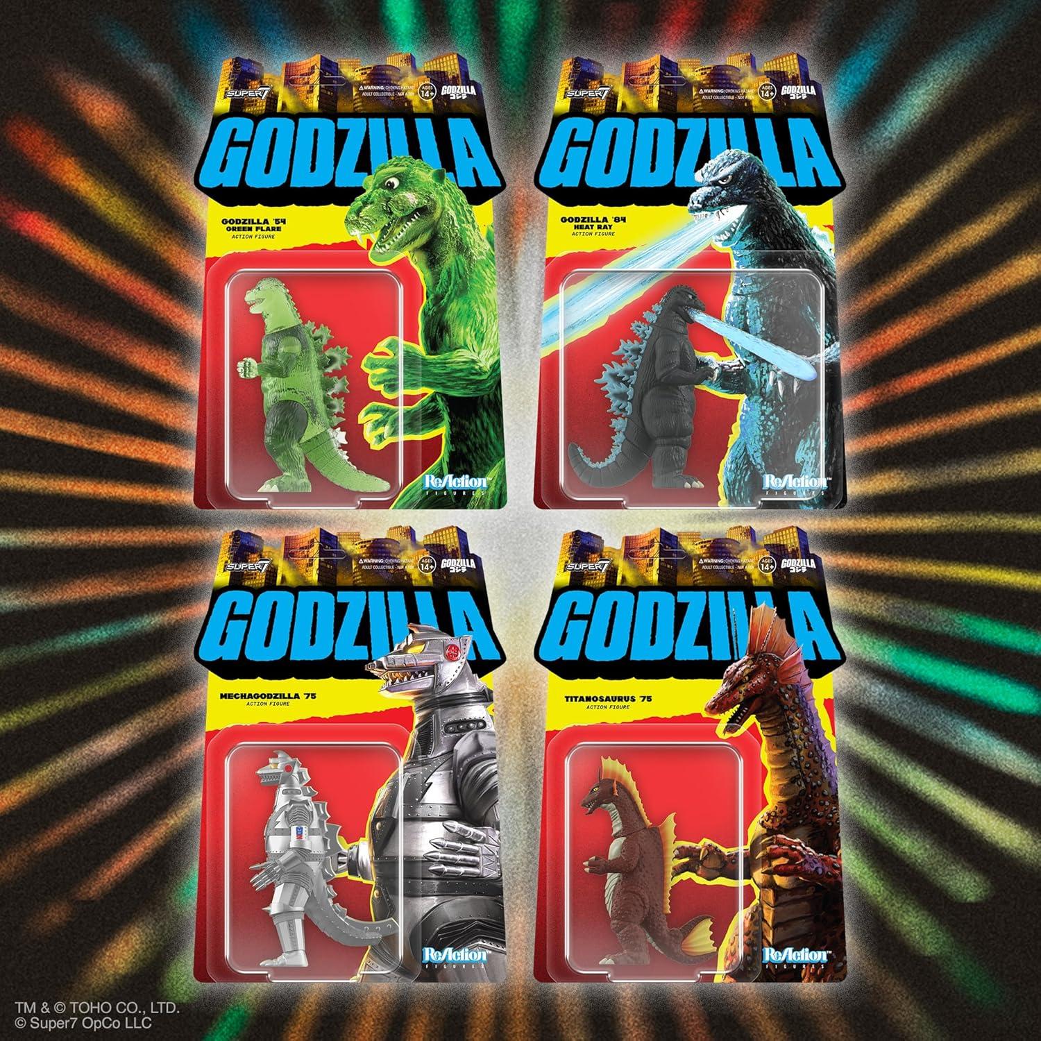 Figura de Acción Godzilla '84 Rayo de Calor Super7 9.53 cm