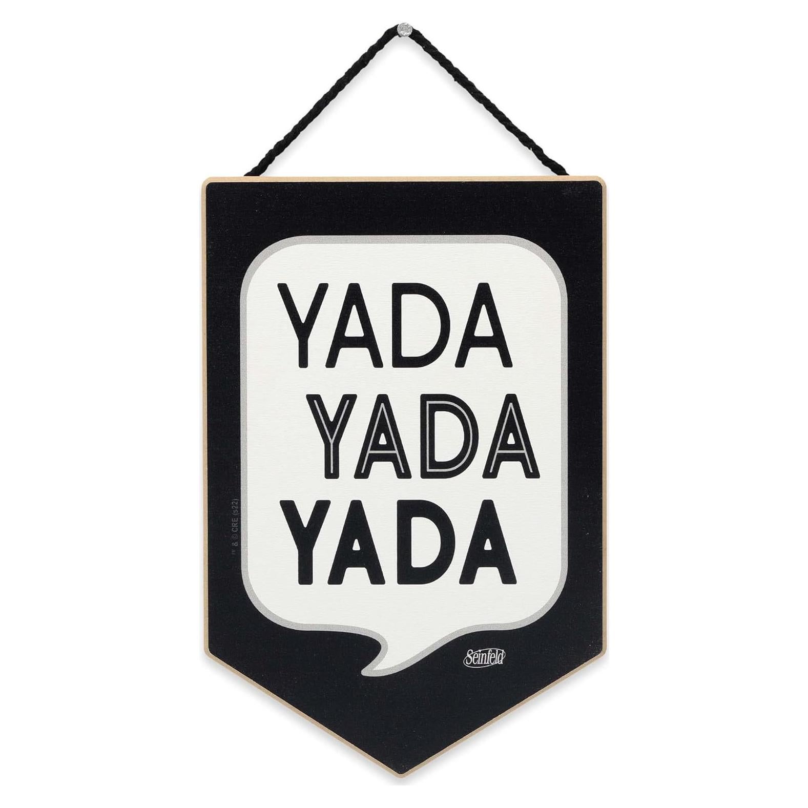 Decoración de Pared Madera Yada Yada Yada Open Road 14x21 cm