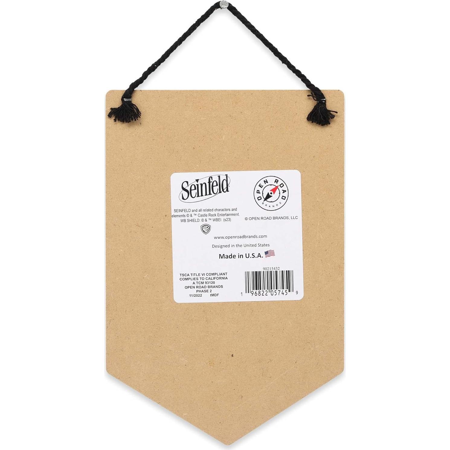 Decoración de Pared Madera Yada Yada Yada Open Road 14x21 cm