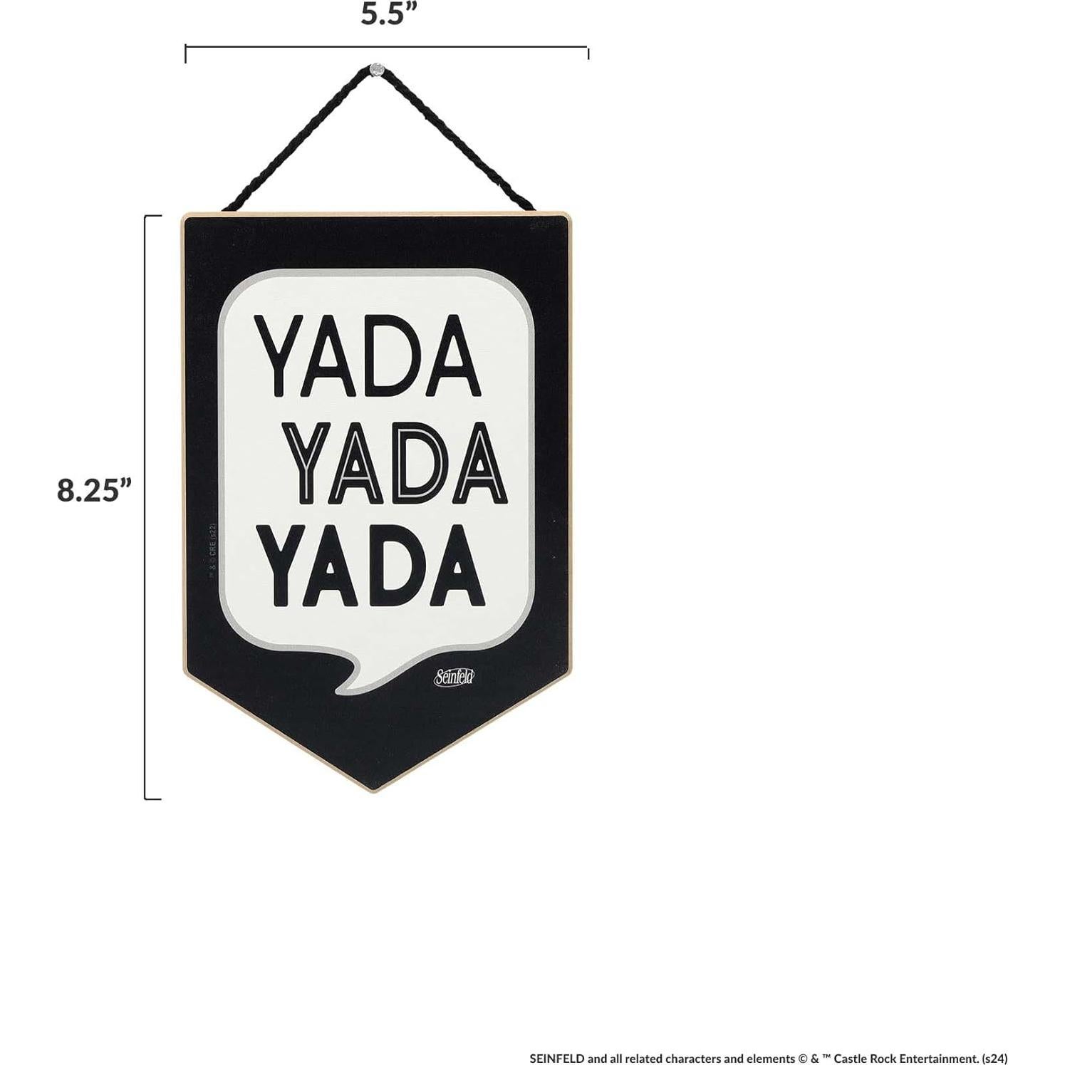 Decoración de Pared Madera Yada Yada Yada Open Road 14x21 cm