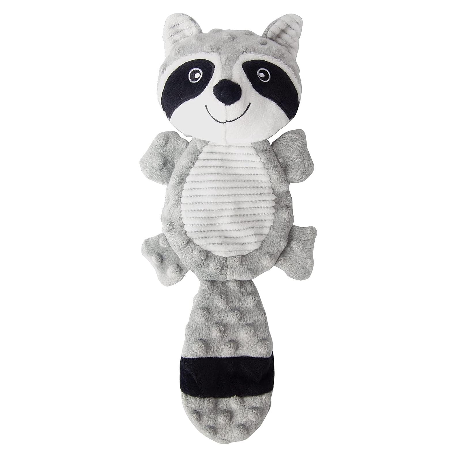 Juguete de Peluche para Perros BeKingStar Mapache Gris 15x19cm