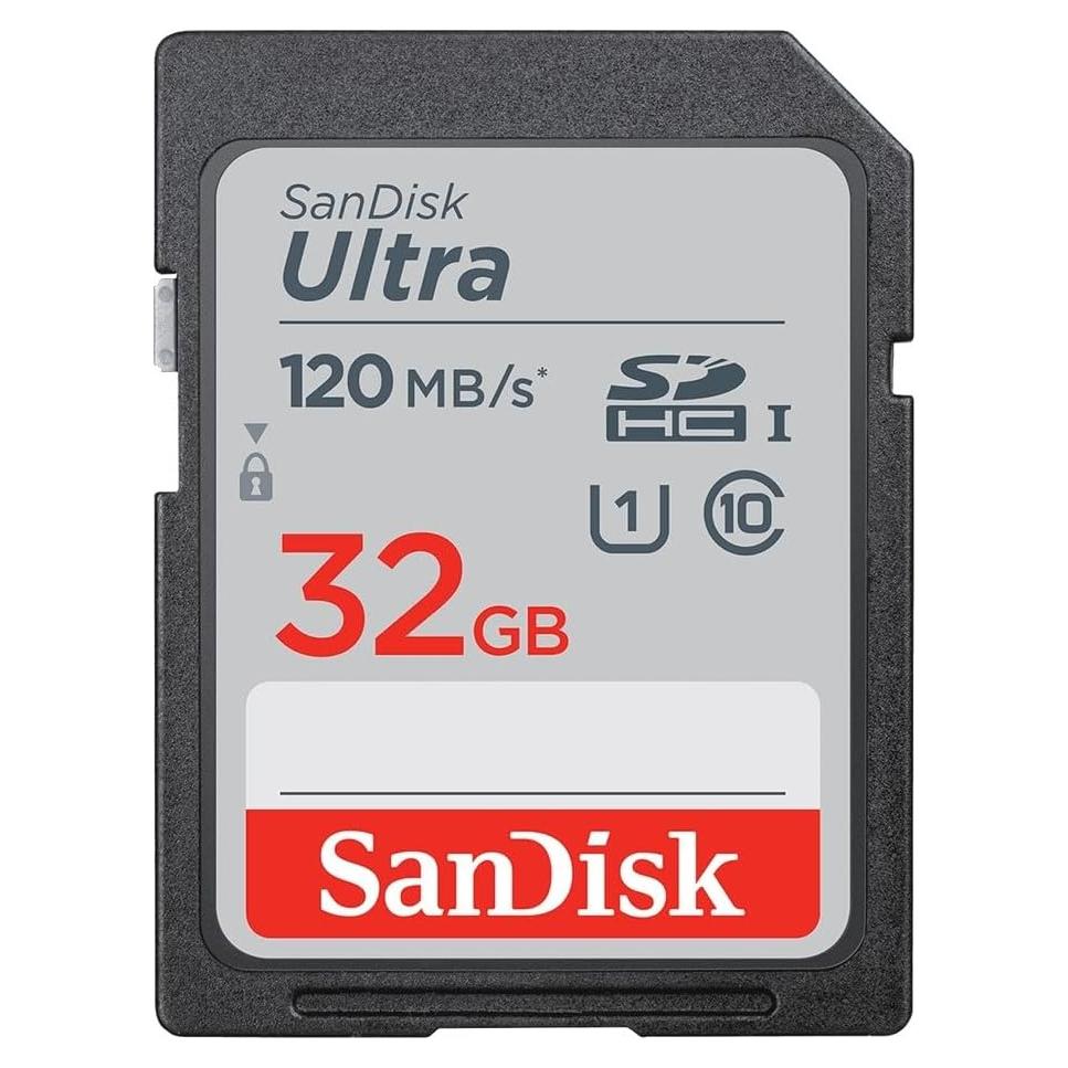 SanDisk 32GB Ultra SDHC UHS-I 3-Pack Tarjetas de Memoria