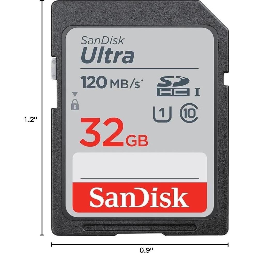 SanDisk 32GB Ultra SDHC UHS-I 3-Pack Tarjetas de Memoria