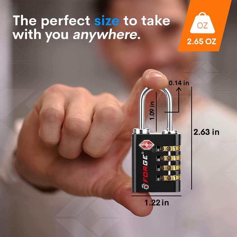 Cerradura TSA Forja TS-431 Doble Apertura 2 Pk Negra