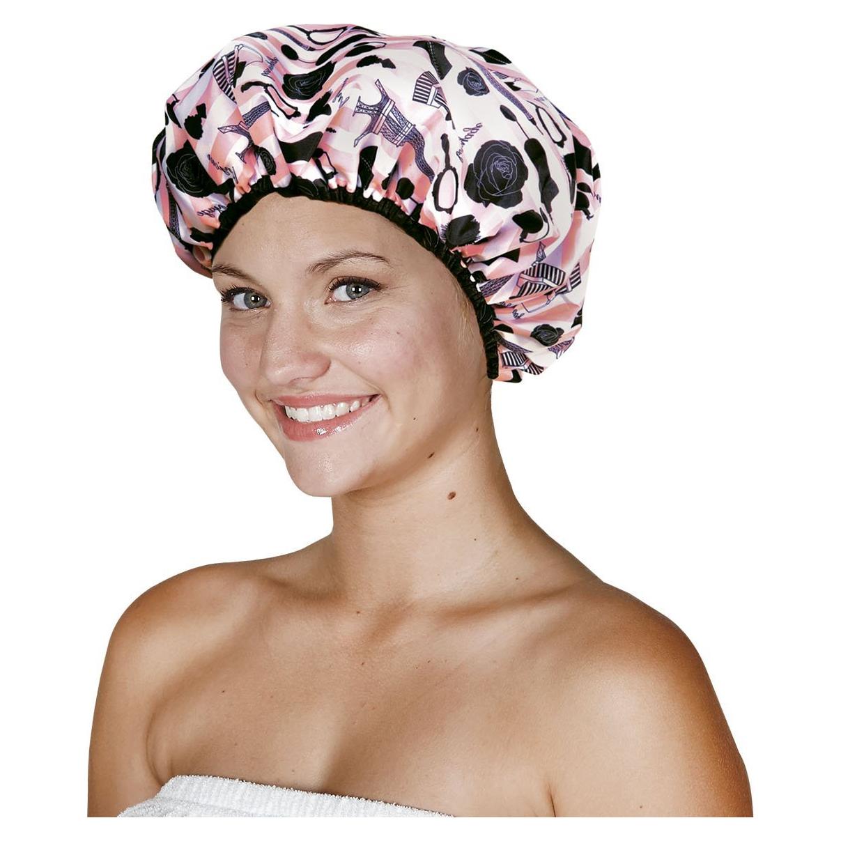 Gorro de Ducha Impermeable Betty Dain Boudoir Reversible