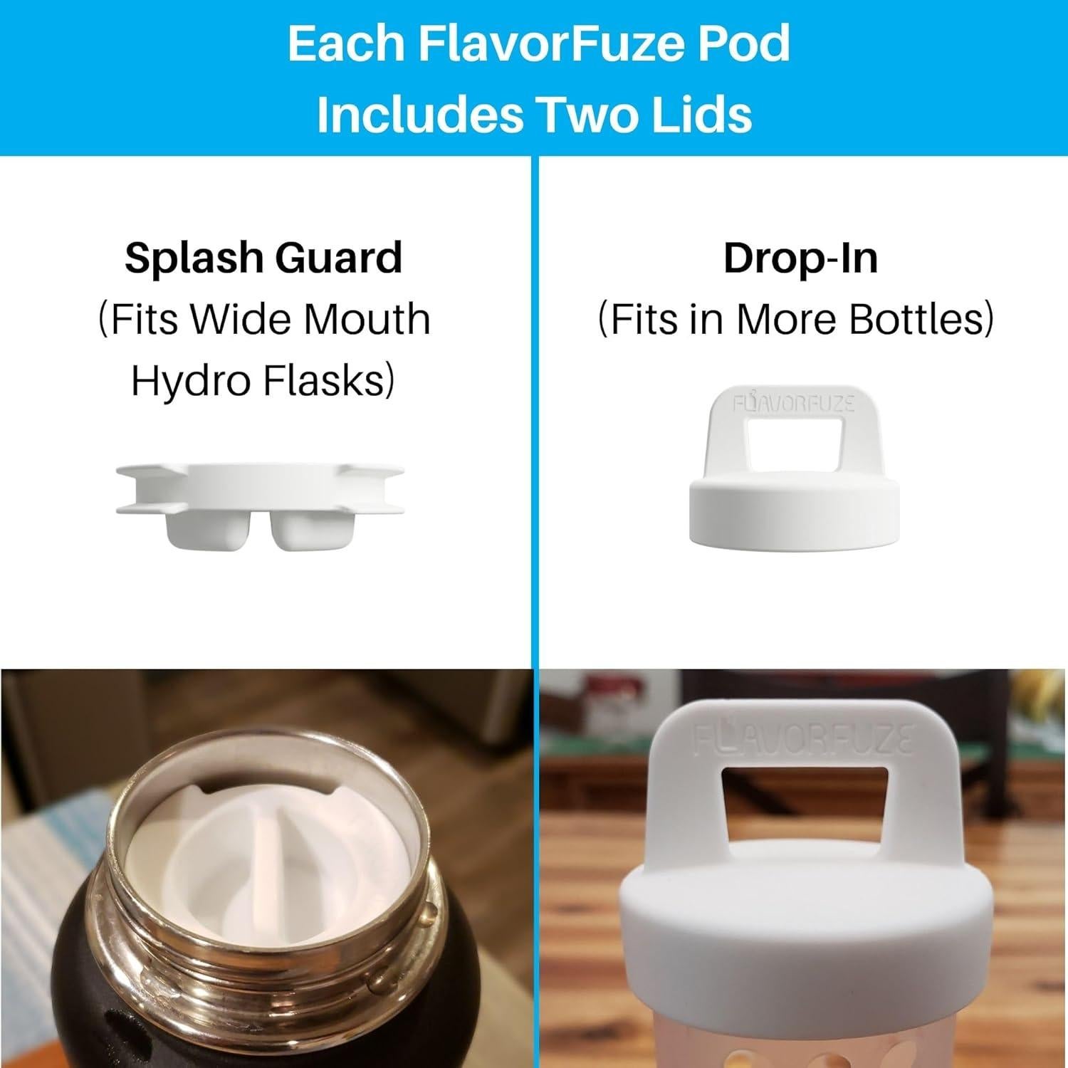 Sonda Infusora de Frutas BottlePro con 2 Tapas para Botellas